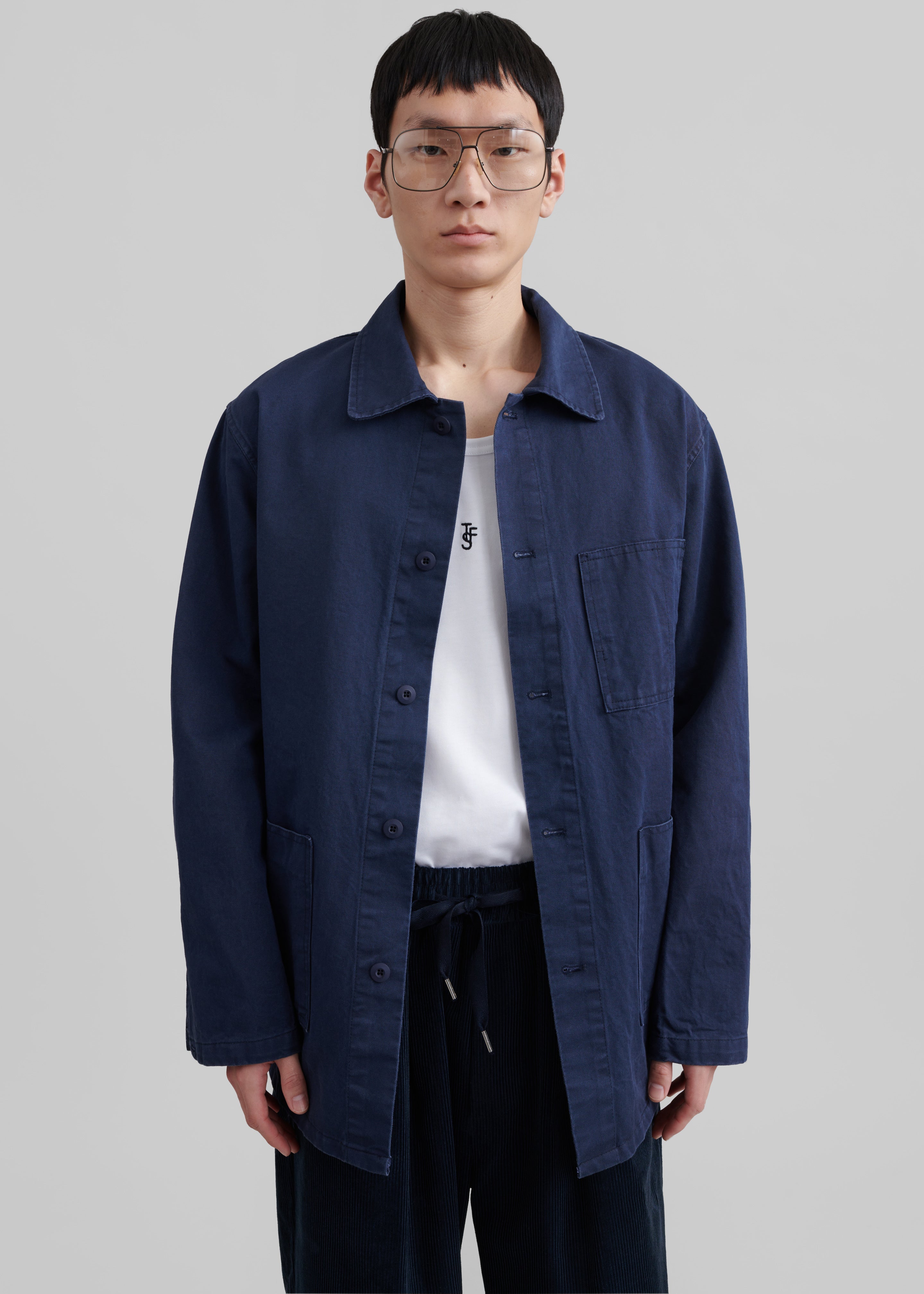 Julien Utility Jacket - Navy - 2