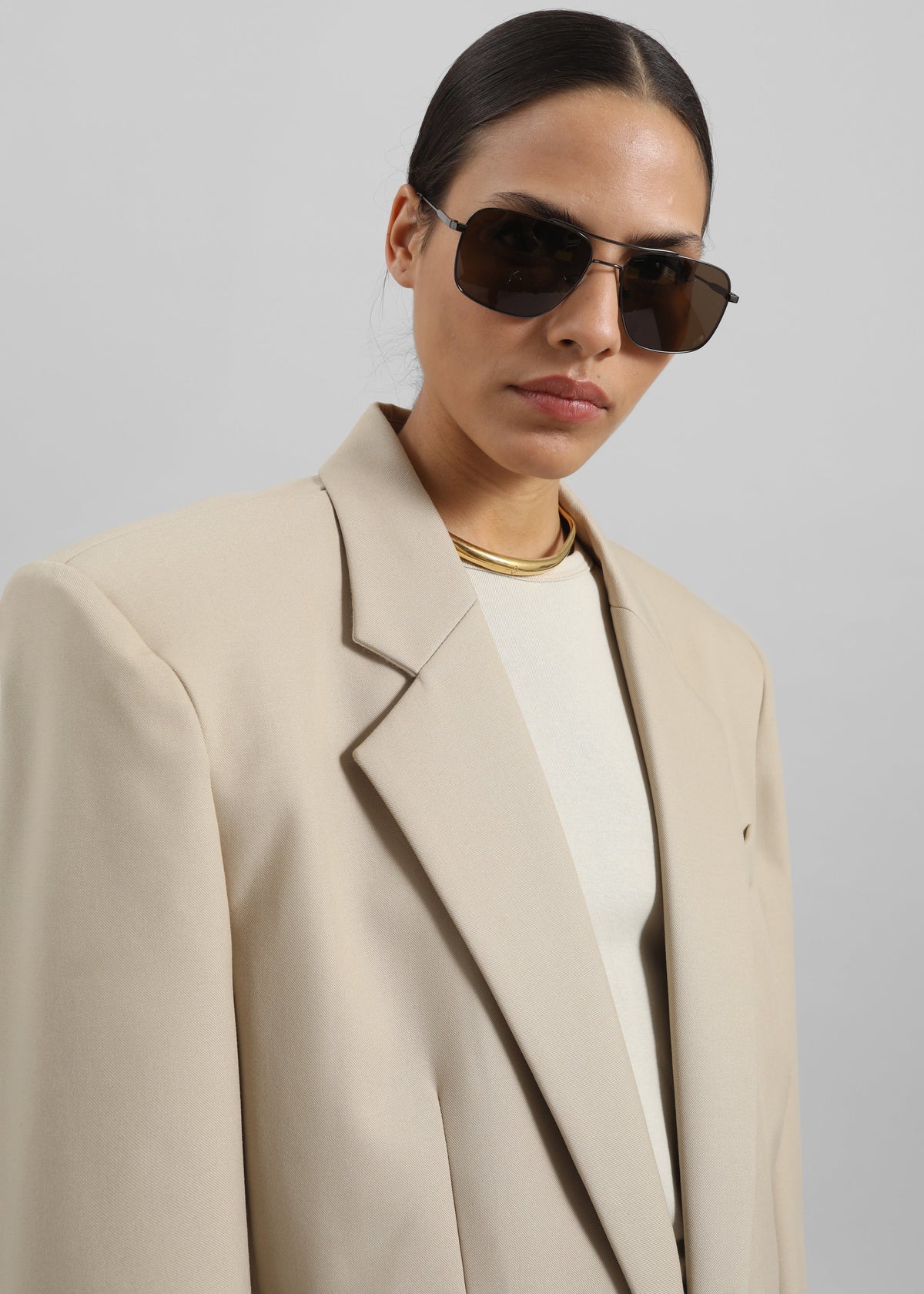 Jun Blazer - Beige - 4