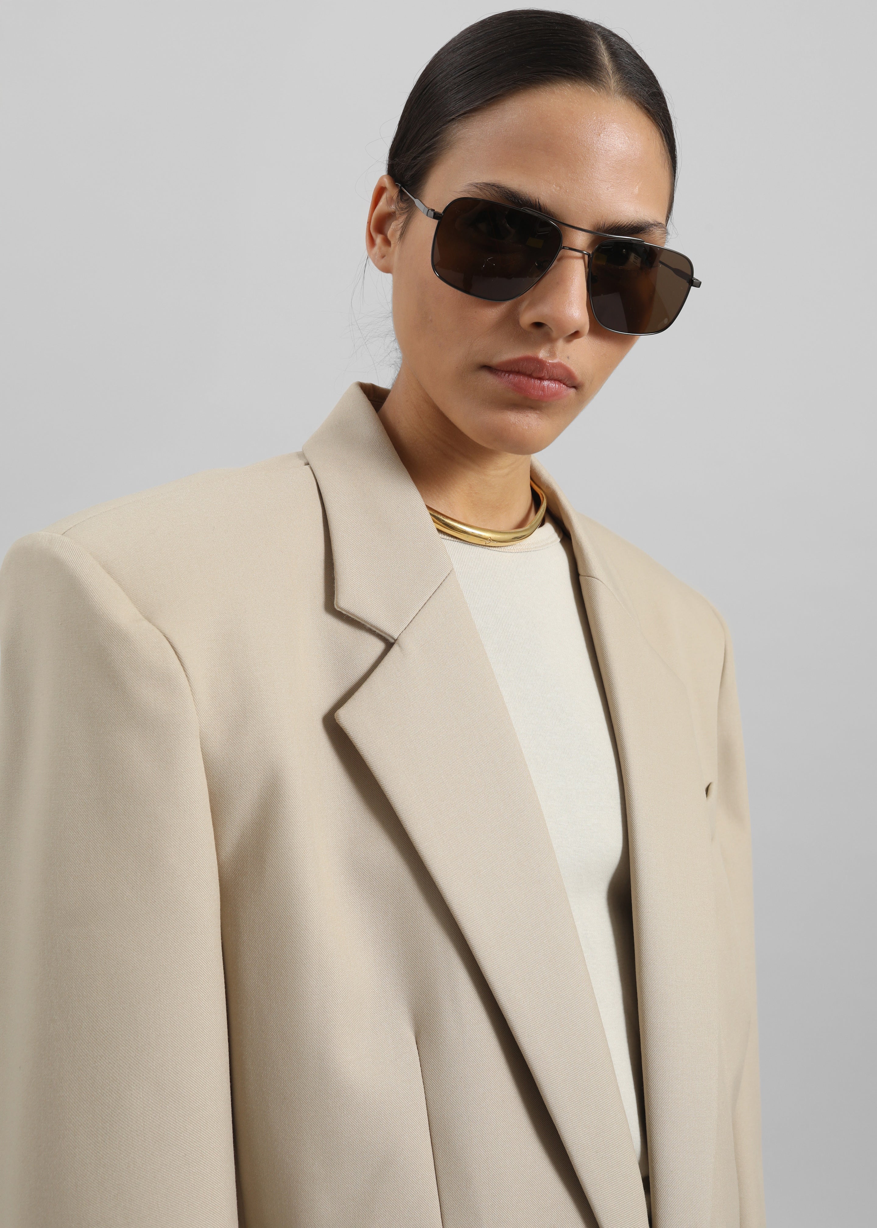Jun Blazer - Beige - 4