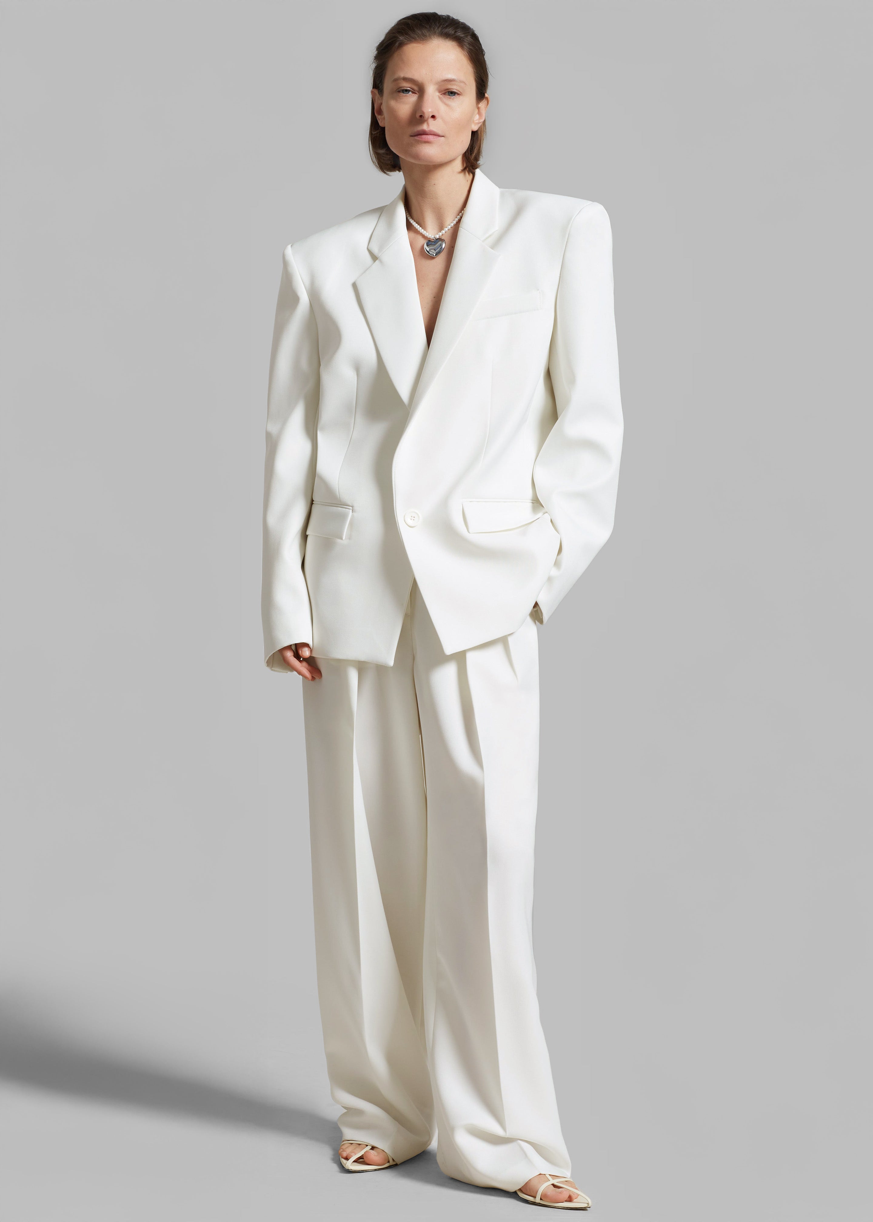 Jun Blazer - White - 5