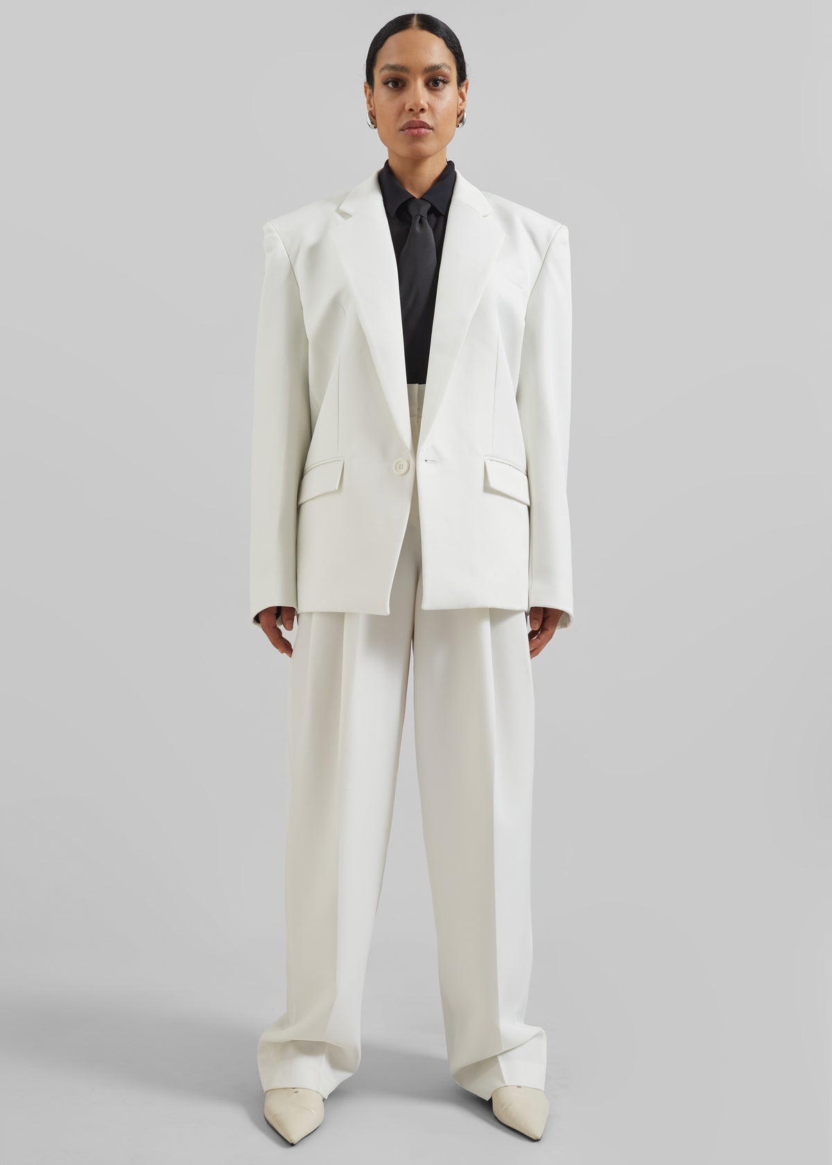 Jun Blazer - White - 10