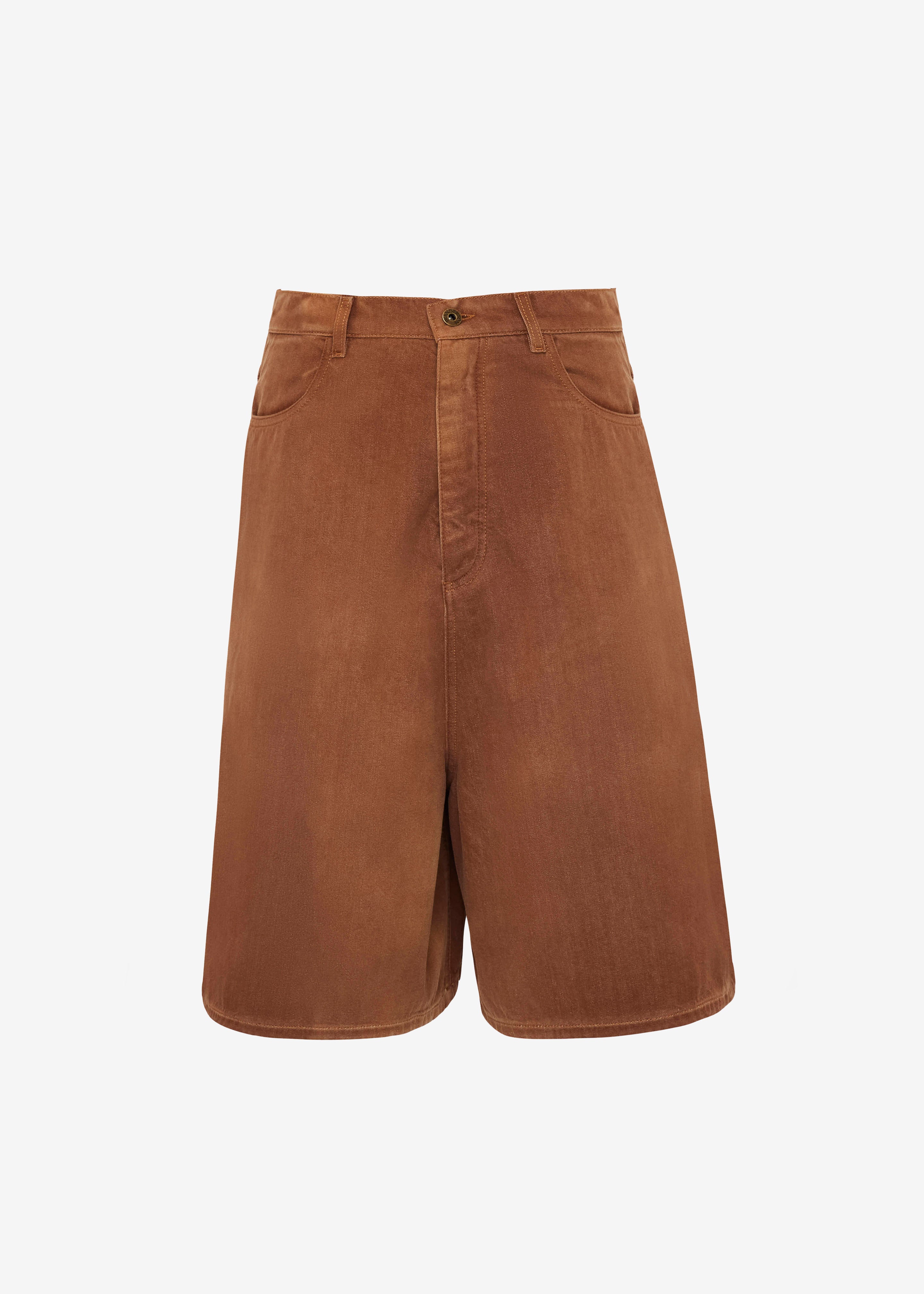 パンツ JW ANDERSON Women Shorts  Burmudas TR0384PG1744 130 BROWN JW Anderson Drawstring Suede Shorts | Neiman Marcus