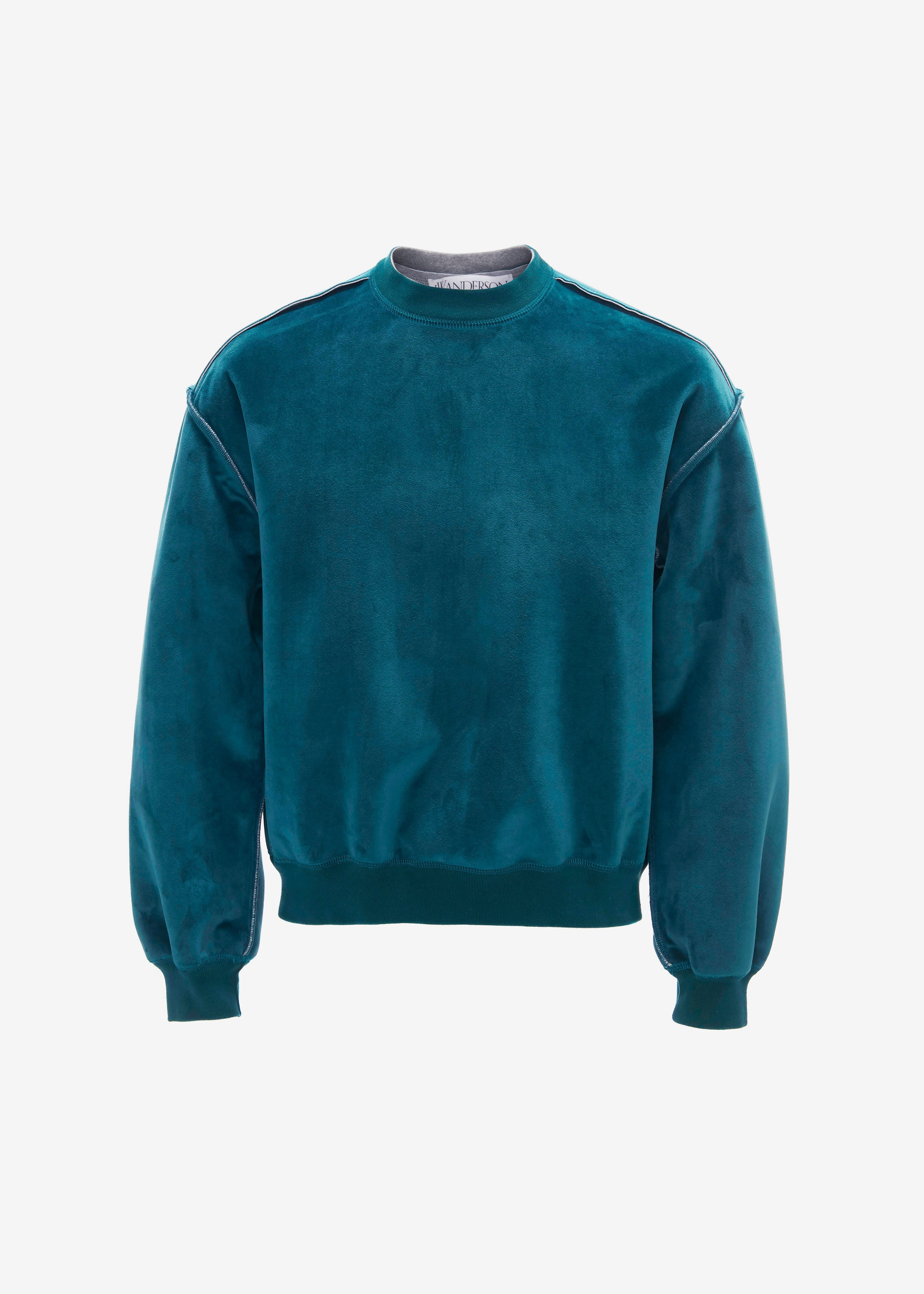 JW Anderson Bonded Sweatshirt - Deep Teal - 8