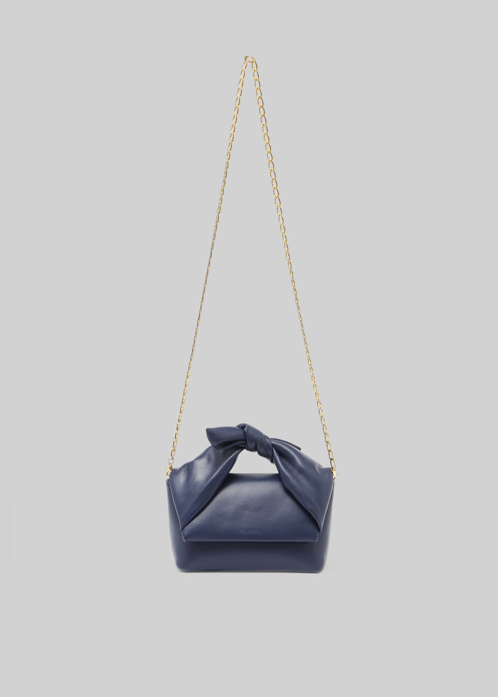 JW Anderson Bow Midi Twister Bag - Navy - 1