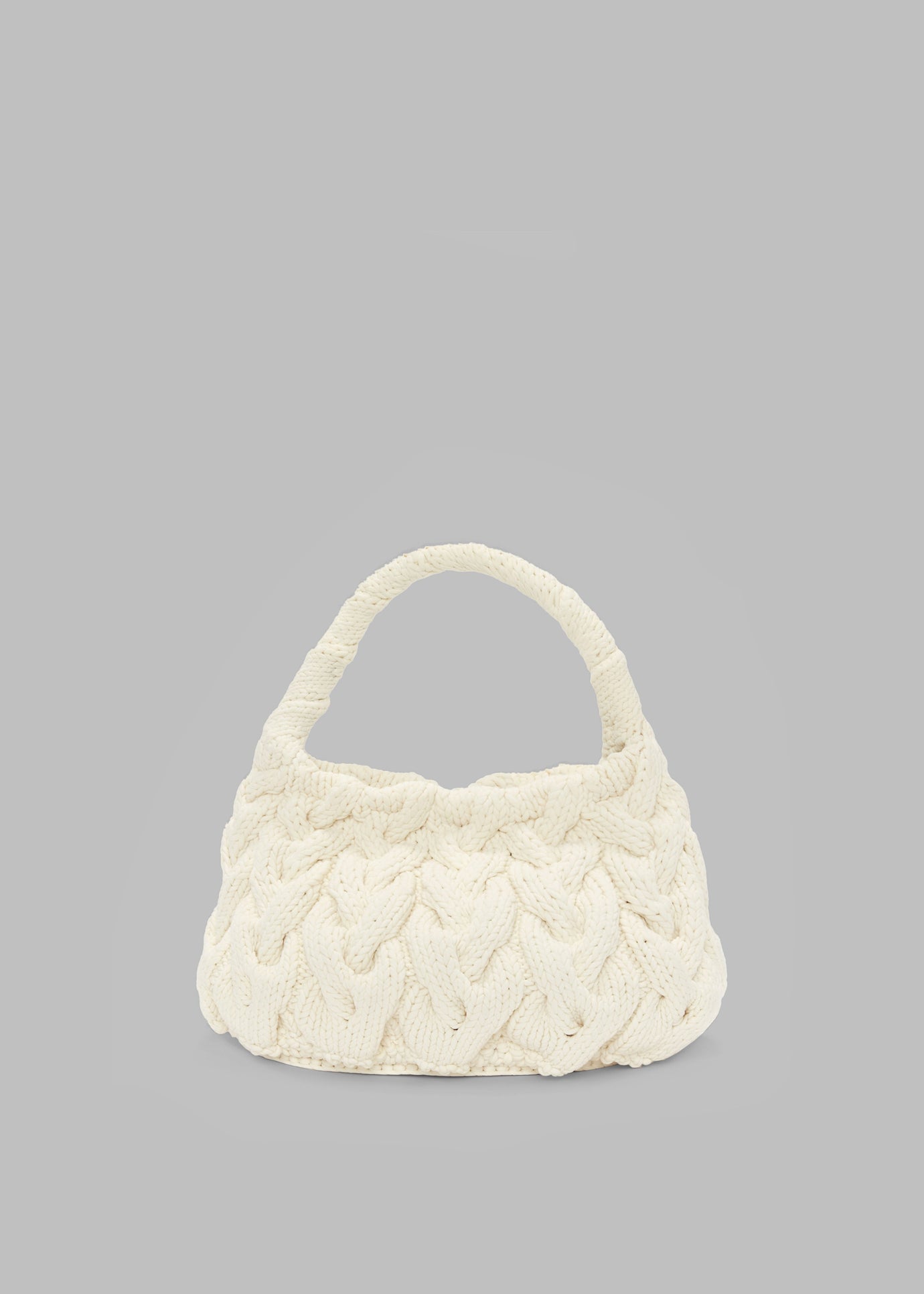 JW Anderson Cable Knit Bag - Off White - 1