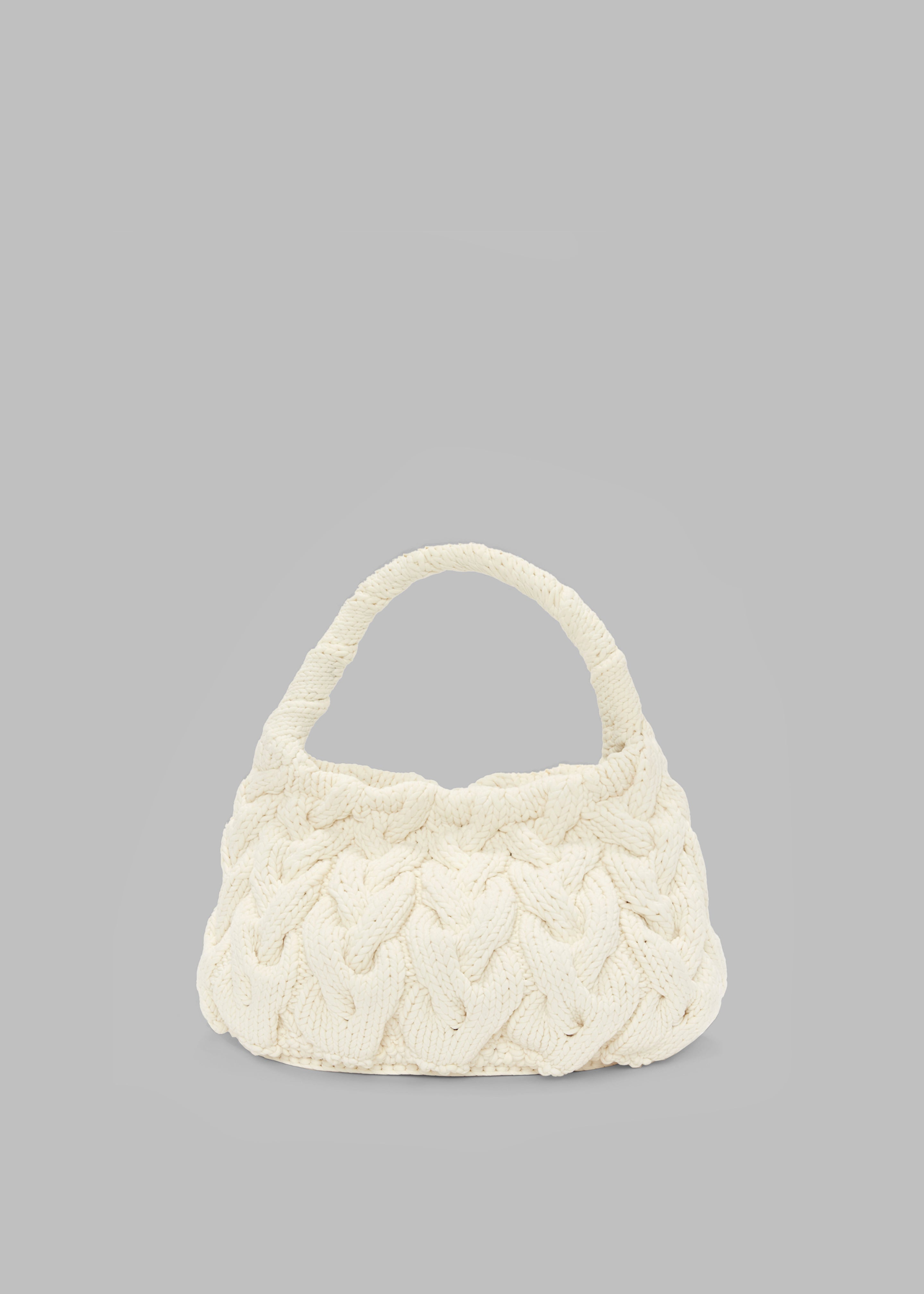 JW Anderson Cable Knit Bag - Off White - 2