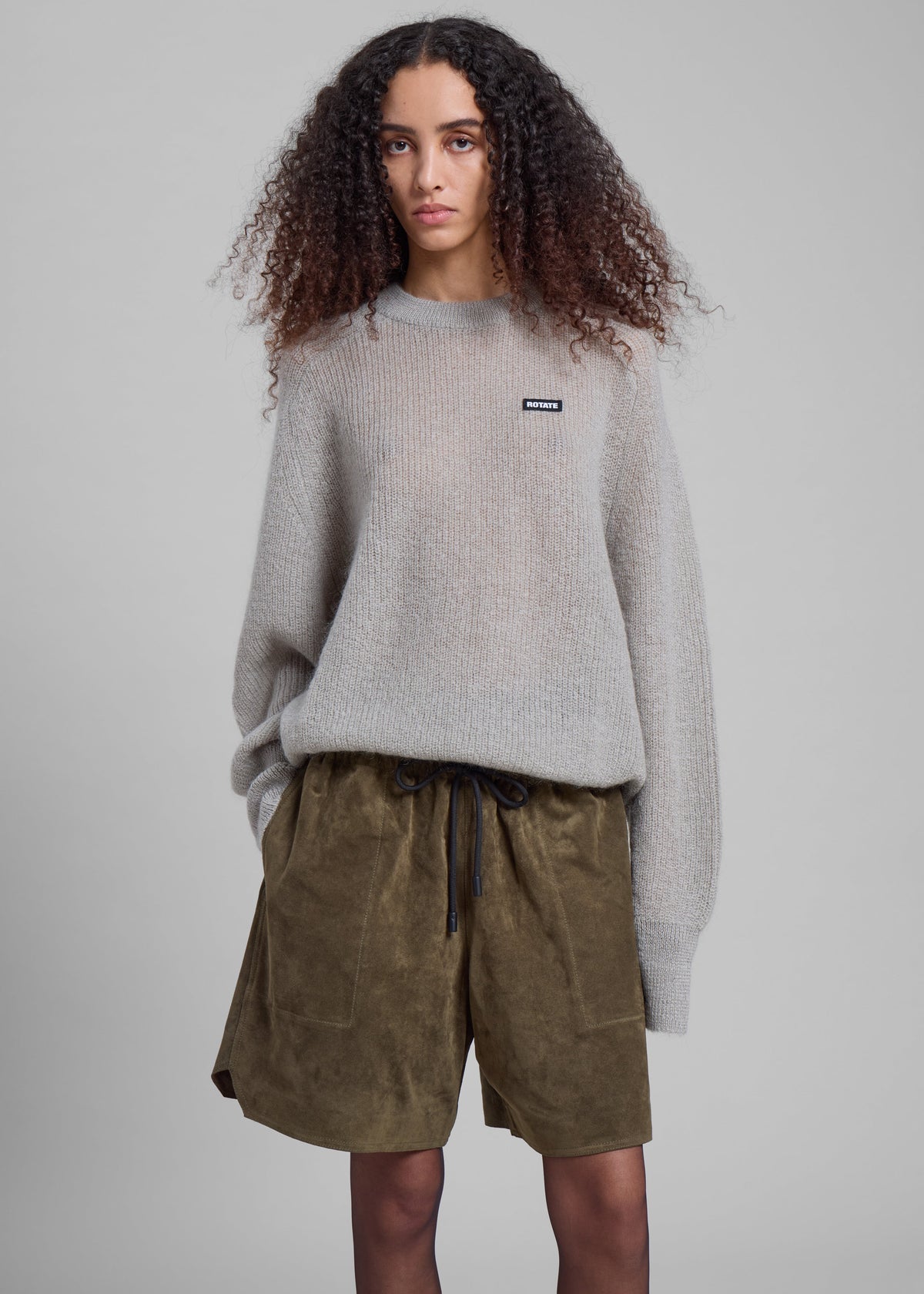 JW Anderson Drawstring Shorts - Khaki - 3