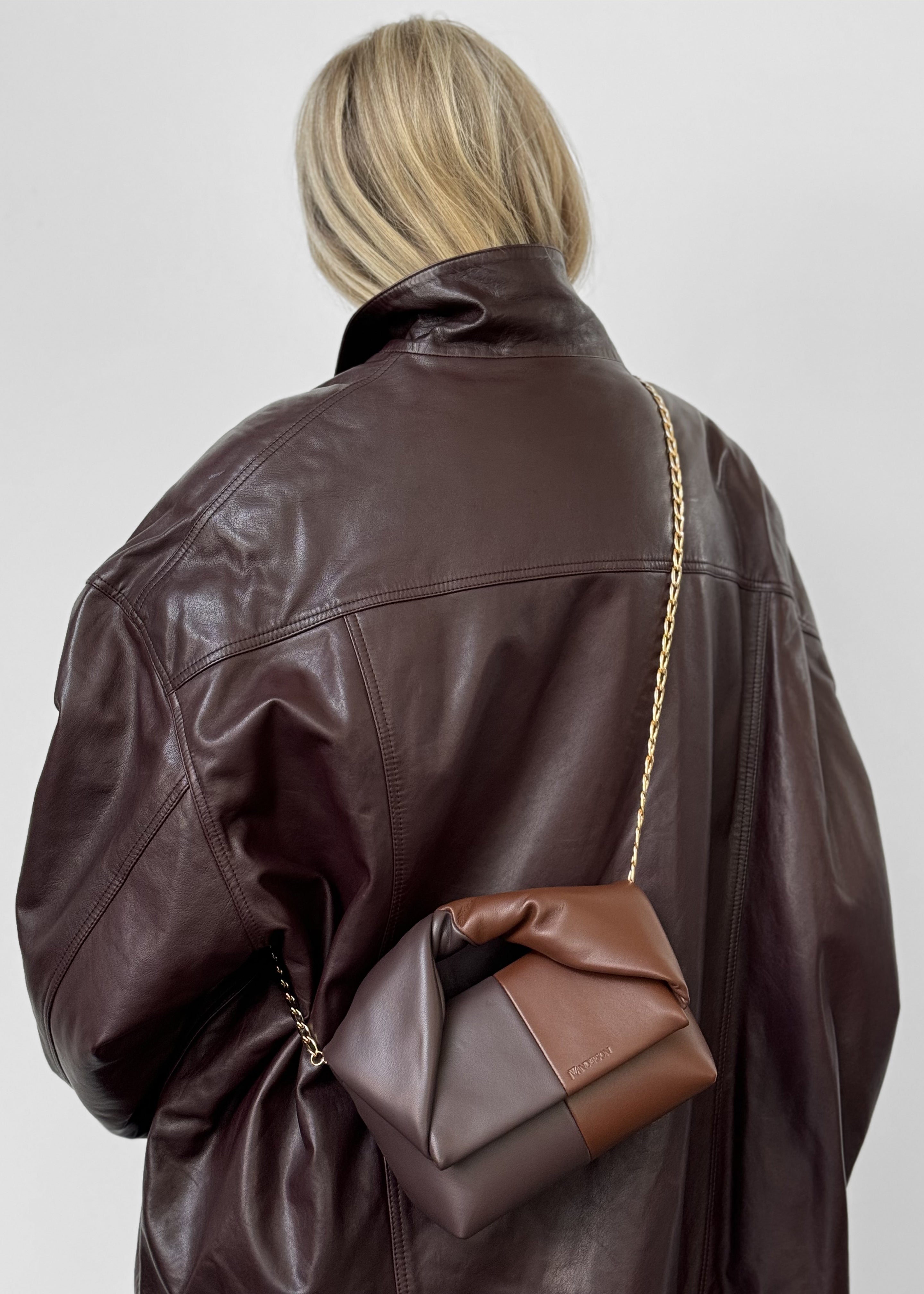 JW Anderson Midi Twister Bag - Dark Brown/Brown - 3