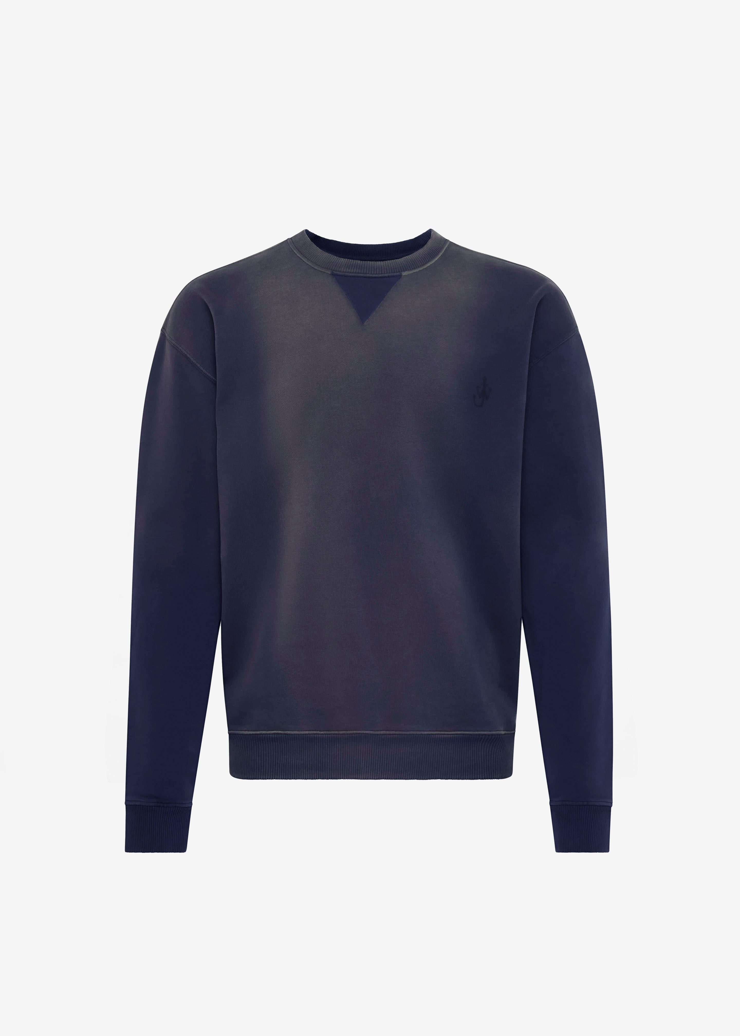 JW Anderson Oversized Anchor Logo Sweatshirt - Navy - 6
