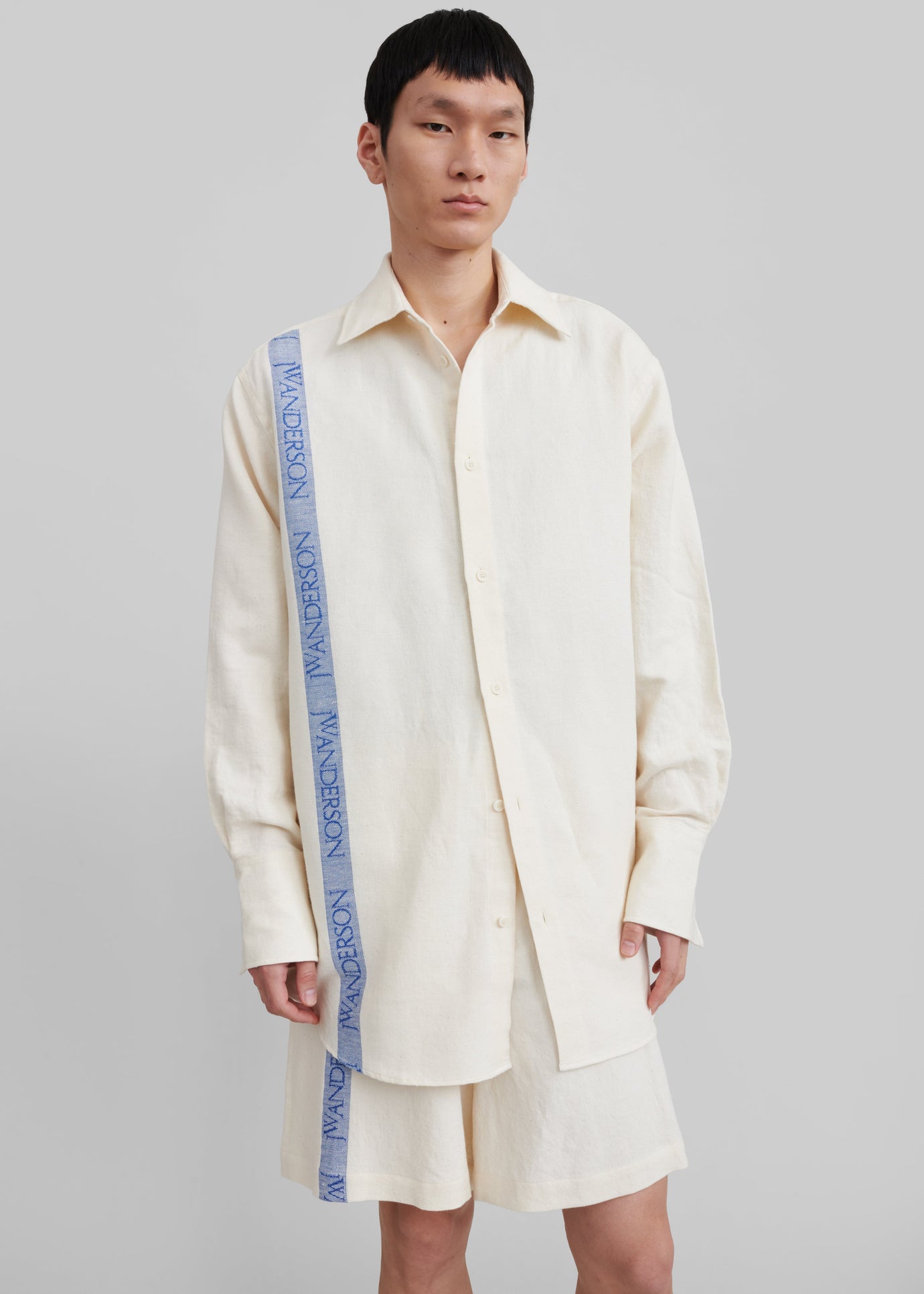 JW Anderson Tea Towel Oversized Shirt - Off White