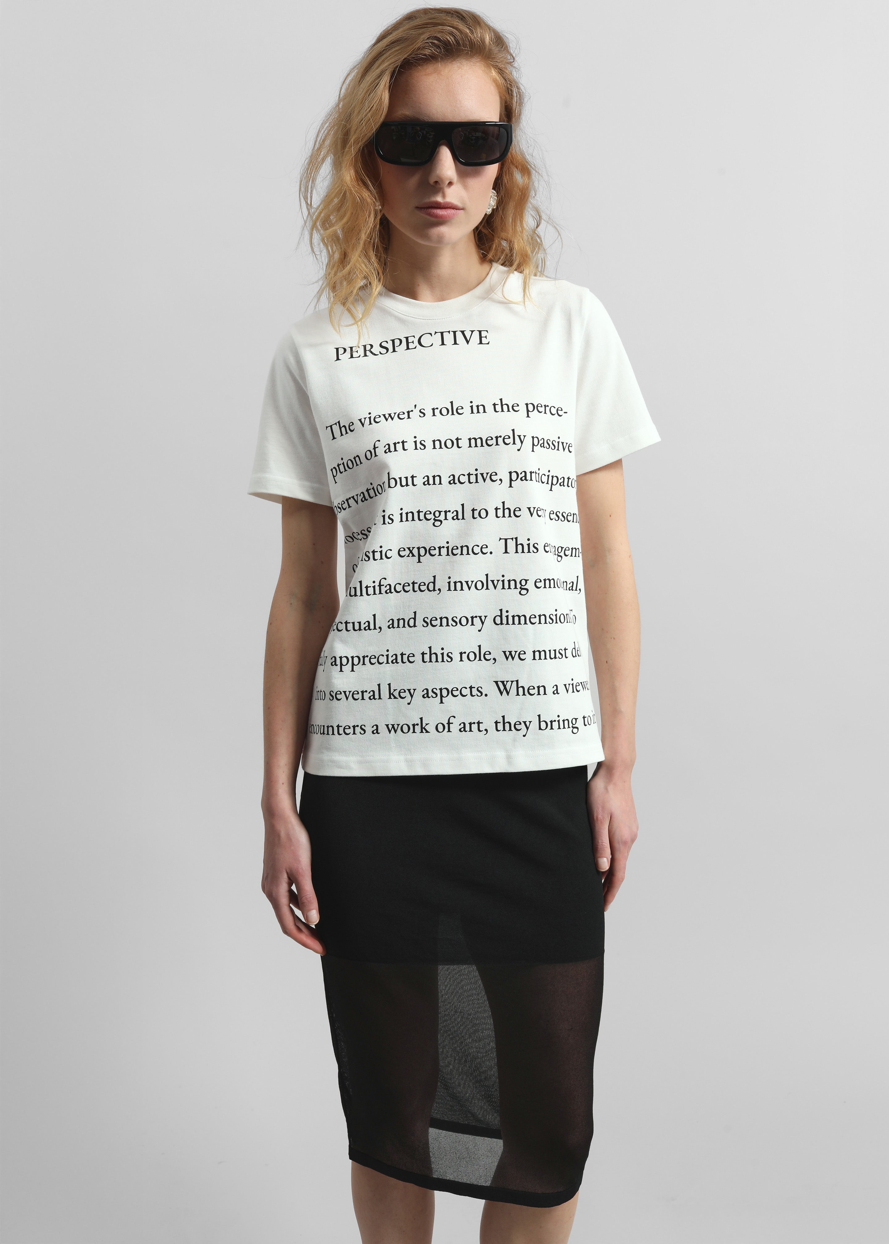 JW Anderson Text Print T-Shirt - Ivory - 4