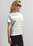 JW Anderson Text Print T-Shirt - Ivory