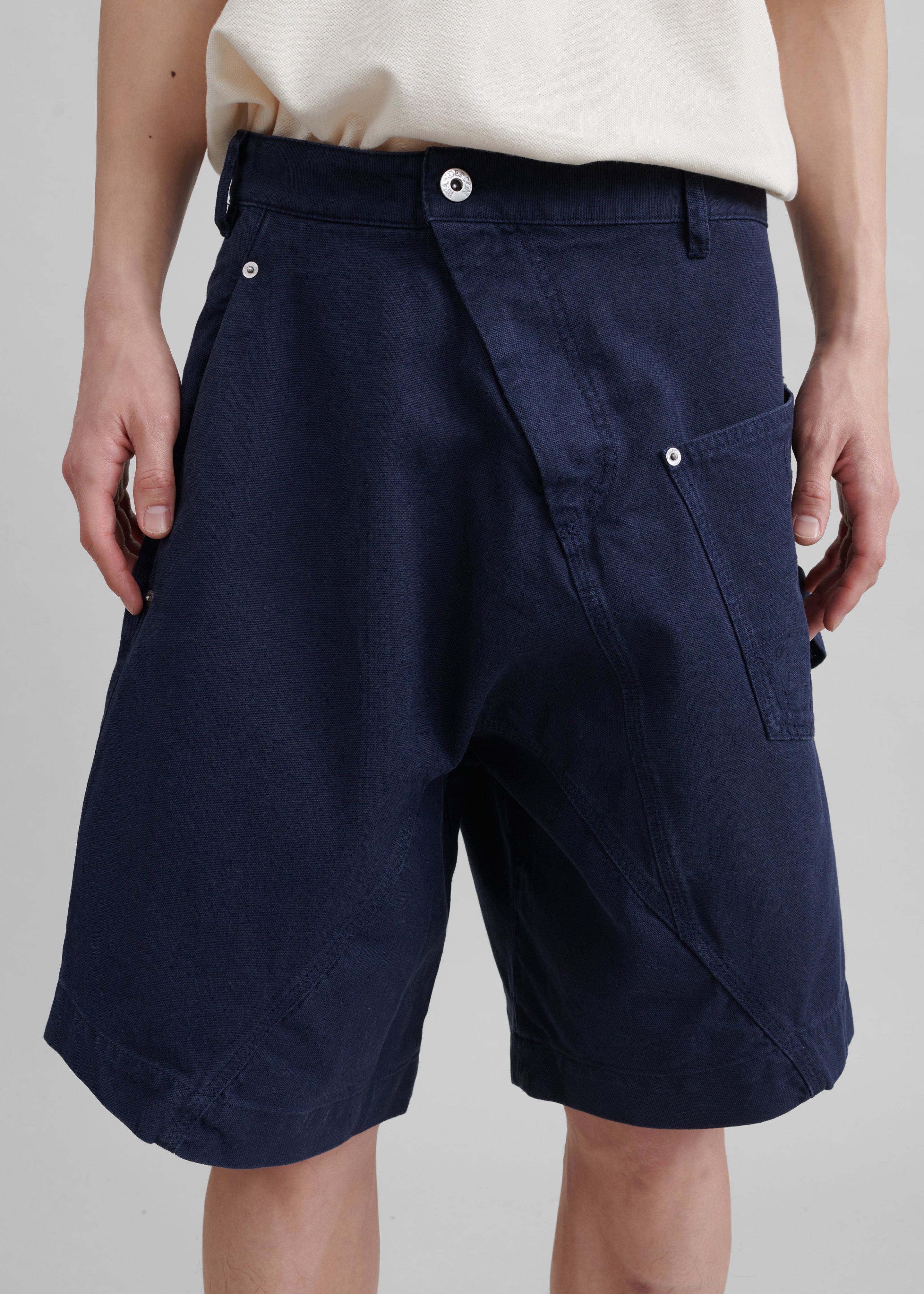 JW Anderson Twisted Shorts - Navy