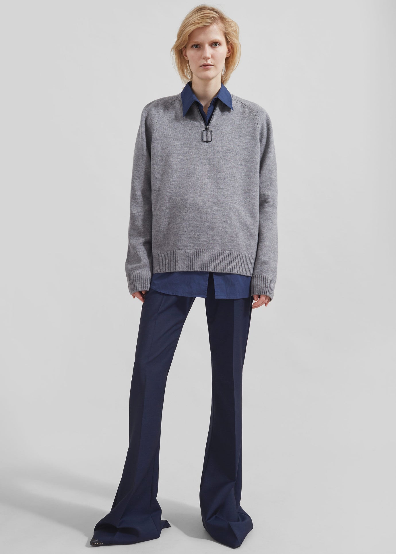 JW Anderson Wire Puller Jumper - Dark Grey - 1