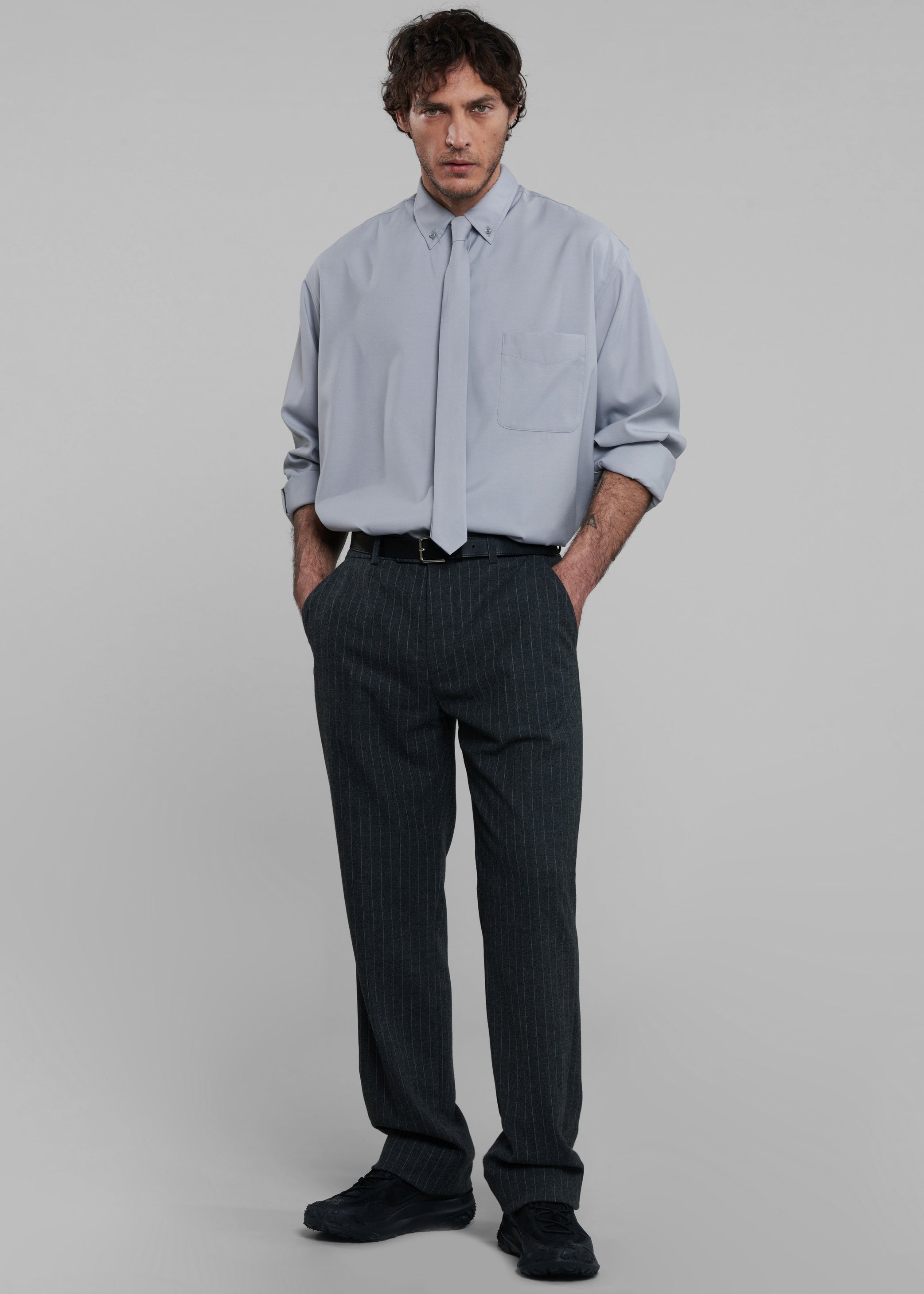 Shop the look image for Kaden Tie - Grey
