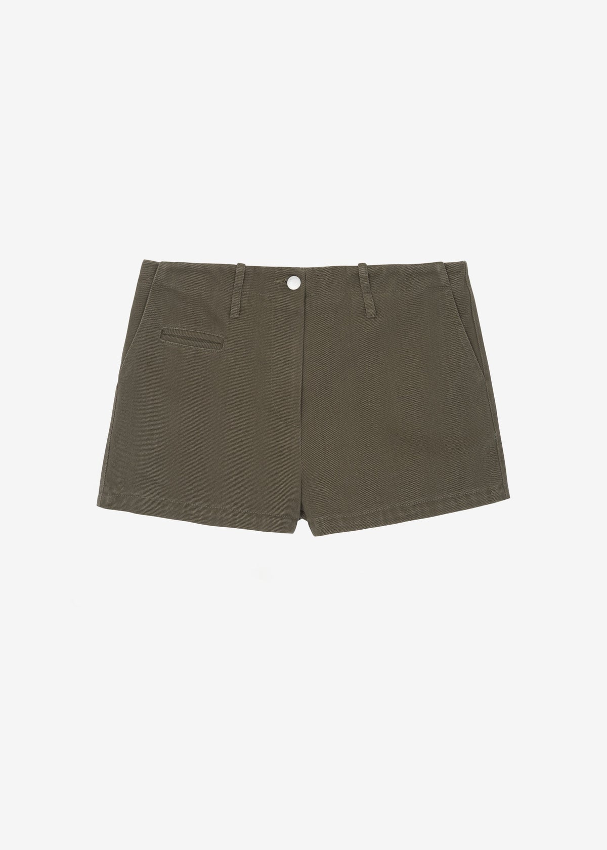 Kael Denim Shorts - Khaki - 7