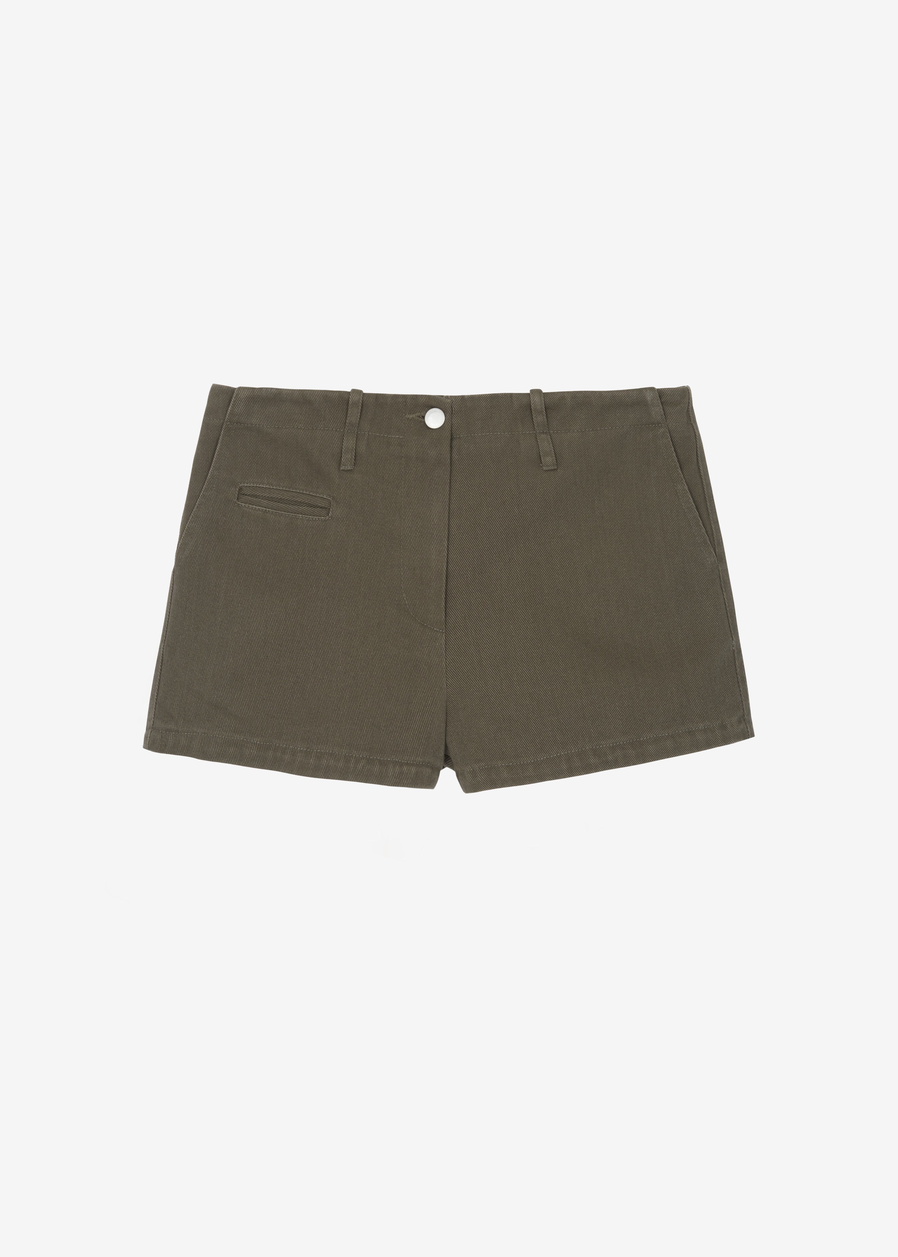 Kael Denim Shorts - Khaki - 7