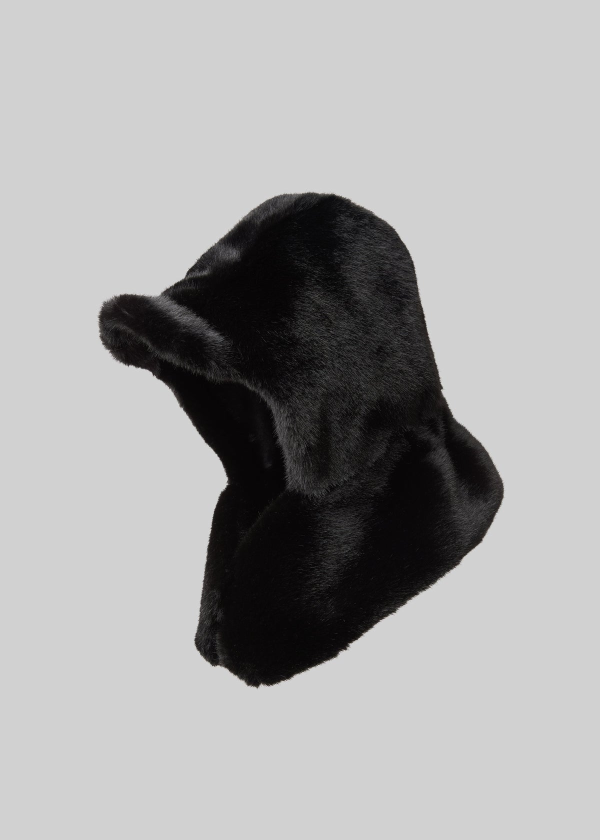 Kallio Faux Fur Hood - Black - 4