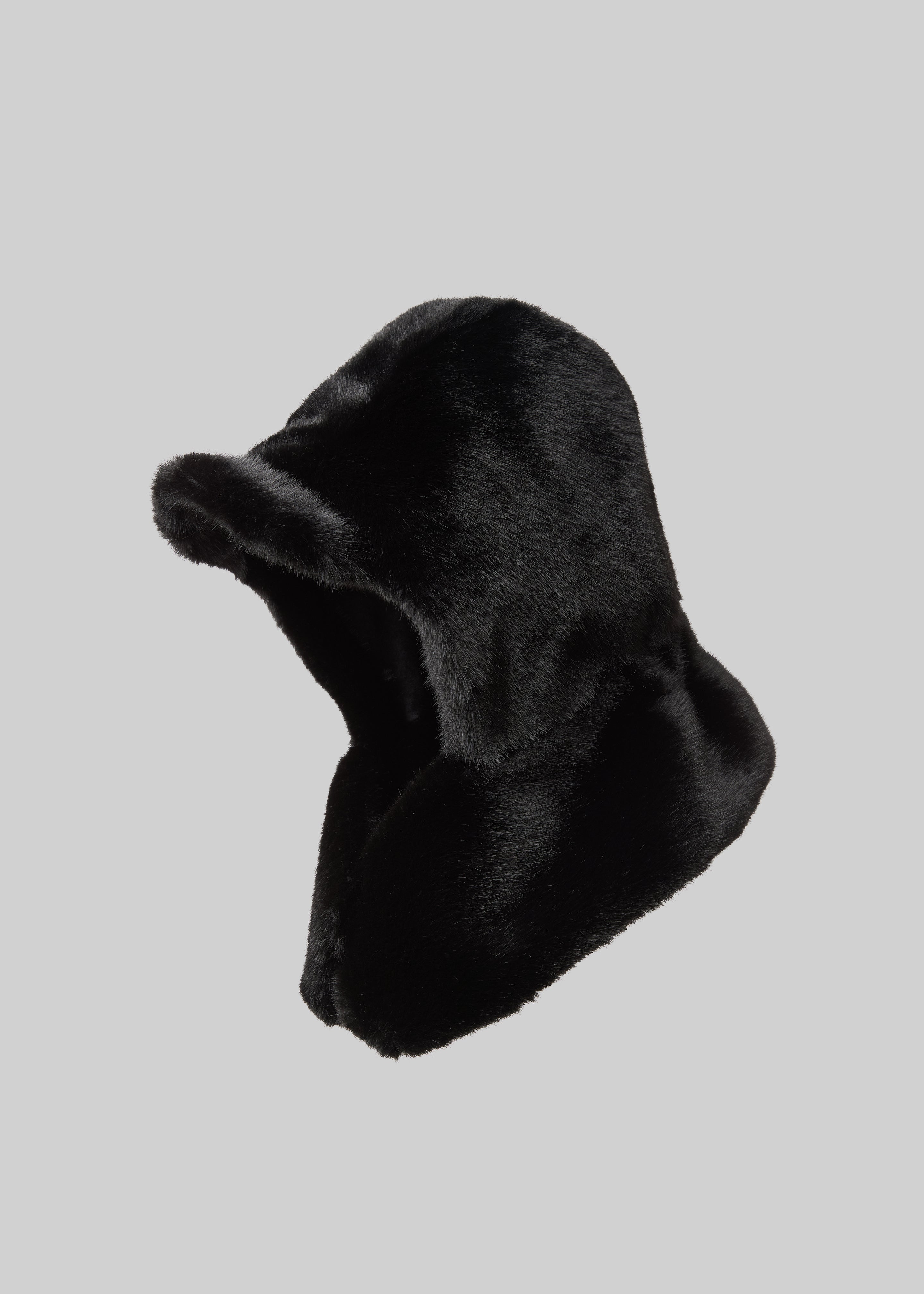 Kallio Faux Fur Hood - Black - 4