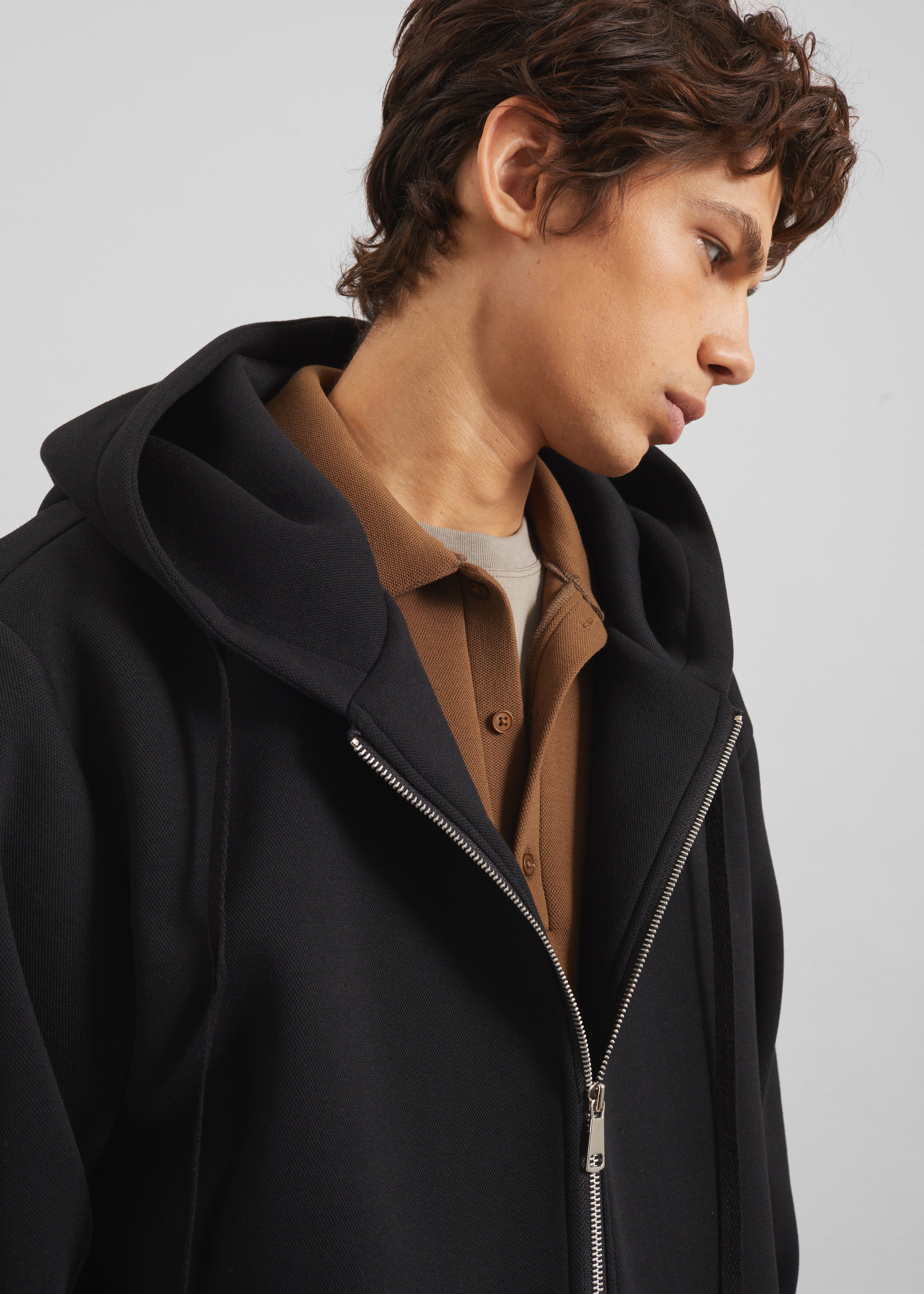 Kallmyr Zip-Up Hoodie - Black - 5