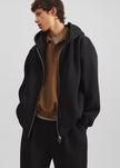 Kallmyr Zip-Up Hoodie - Black