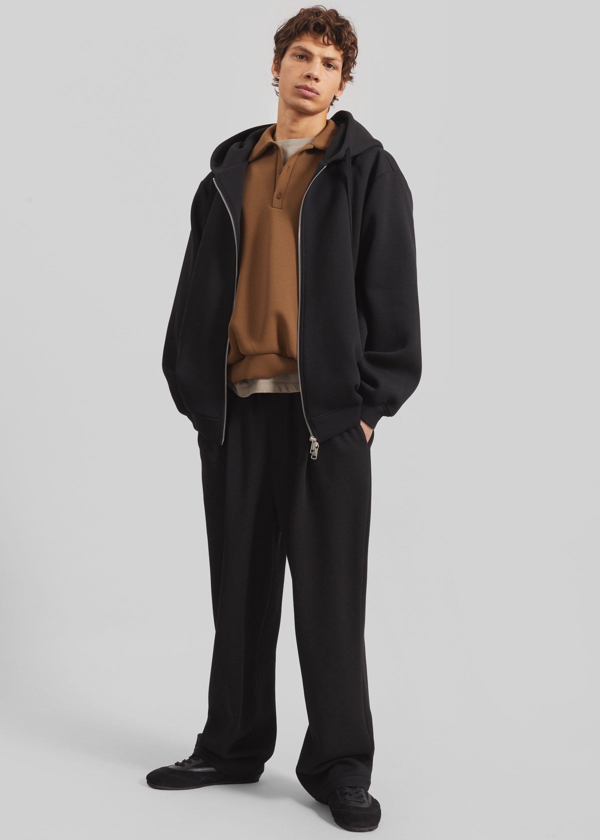 Kallmyr Zip-Up Hoodie - Black - 6