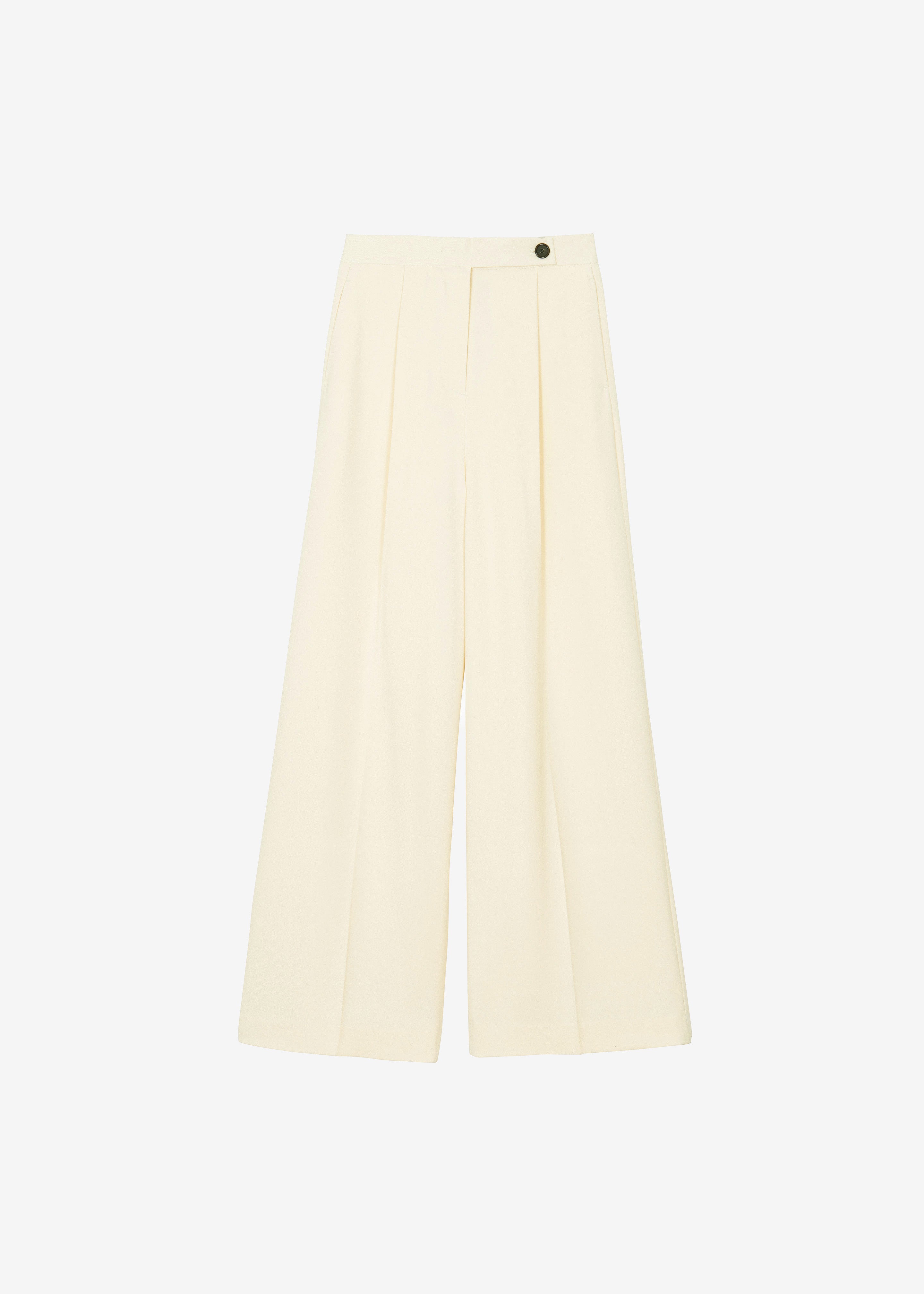 Kamila Wide Leg Trousers - Light Peach - 9