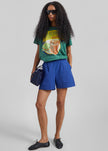 Kampala Cotton Shorts - Cobalt