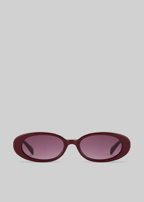 Karen Wazen Olivia Sunglasses - Burgundy