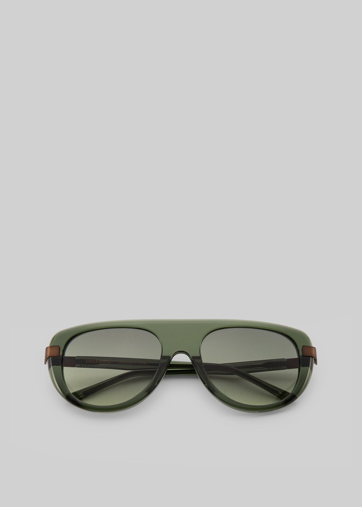 Karen Wazen lunettes de soleil Sol - Olive - 4