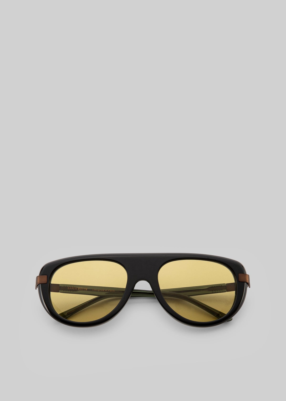 Karen Wazen lunettes de soleil Sol - Jaune - 6