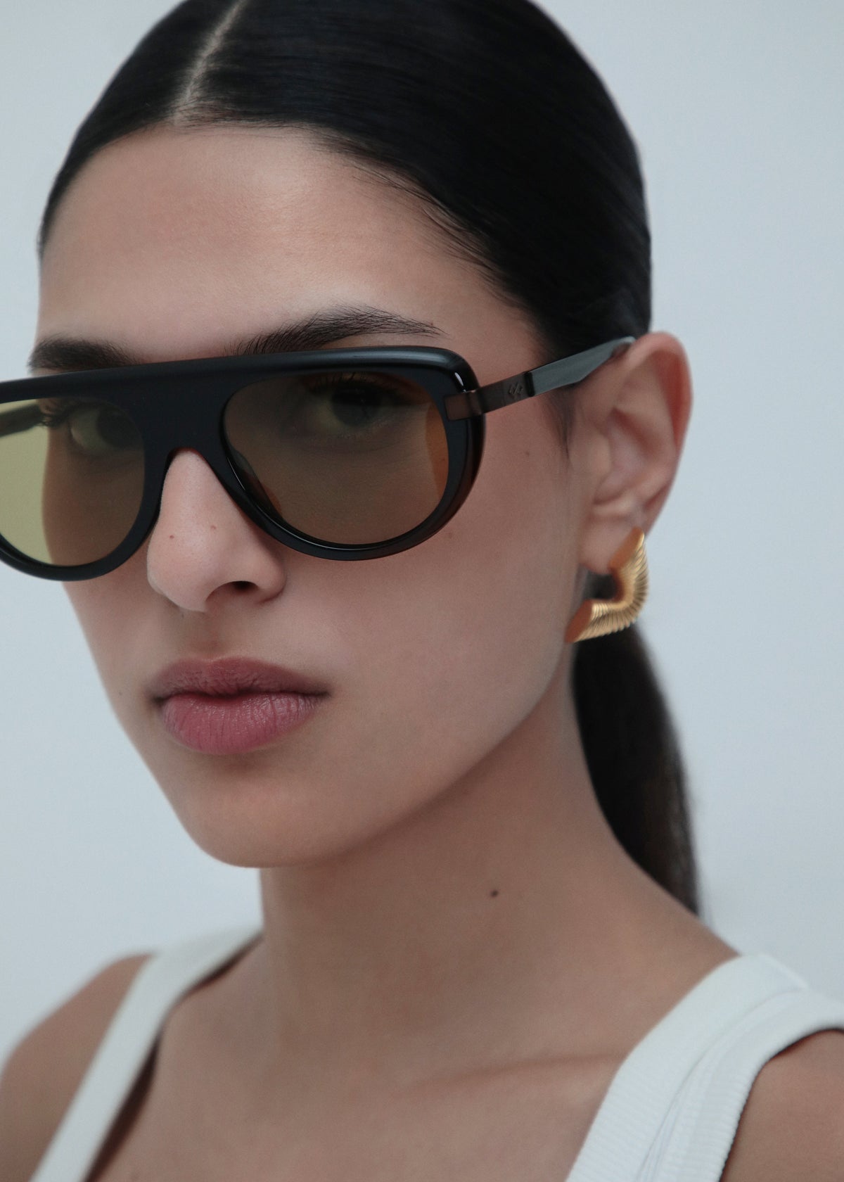 Karen Wazen lunettes de soleil Sol - Jaune - 4