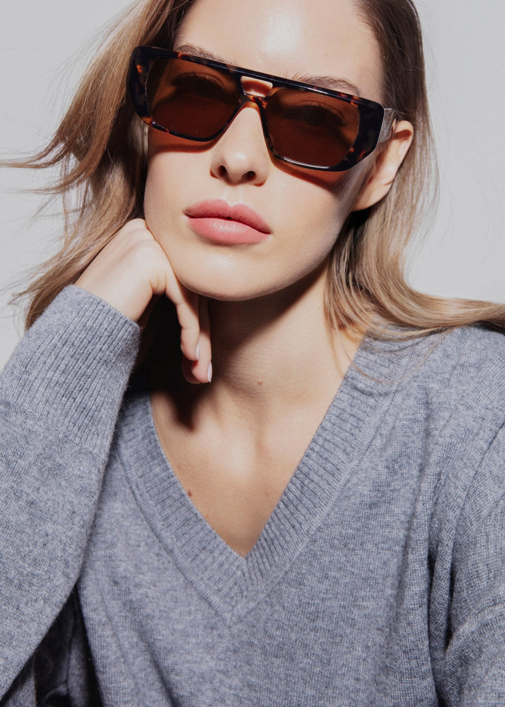 Karen Wazen x TFS Frankie Sunglasses - Tortoise - 1