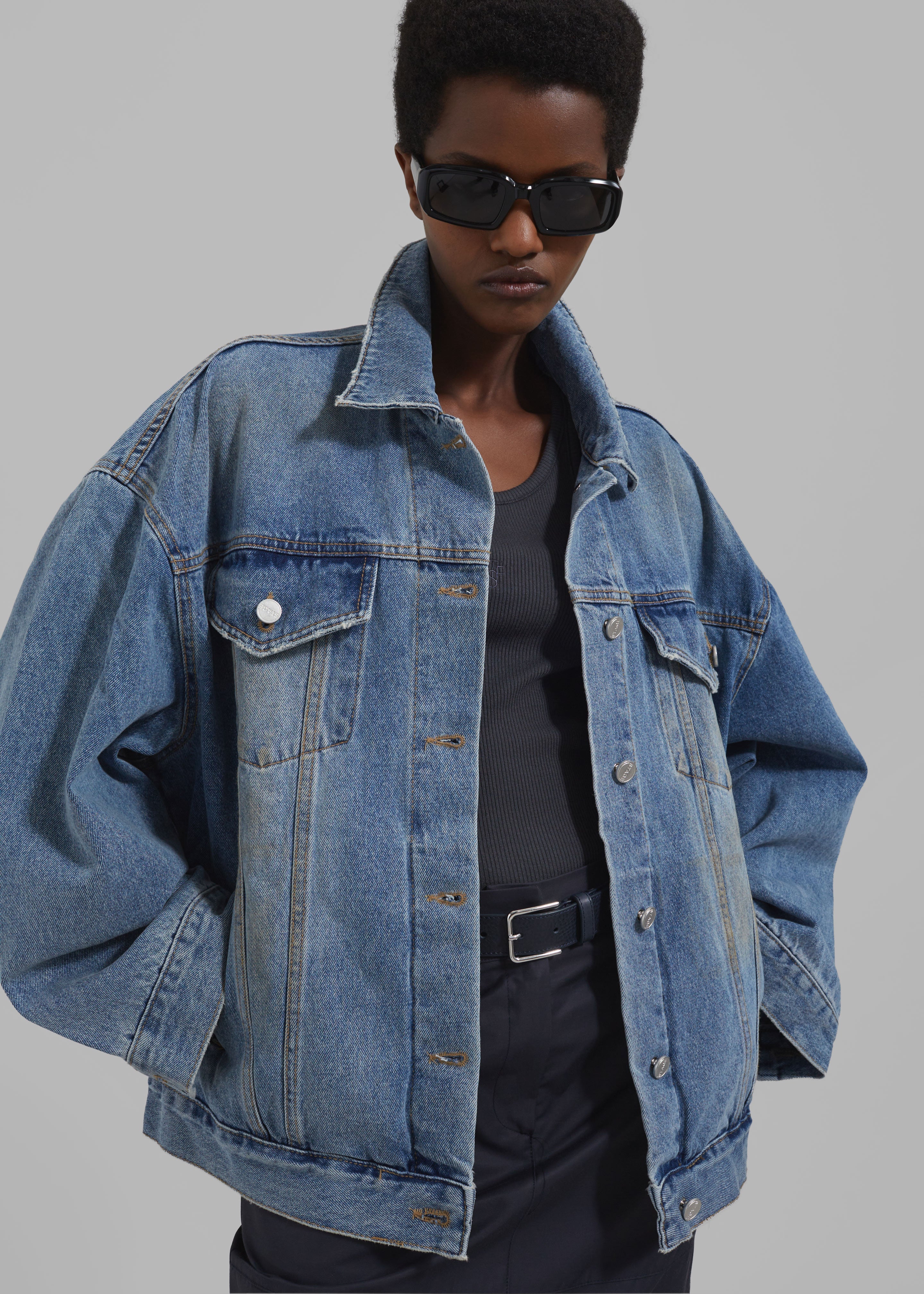 Katell Denim Jacket - Worn Wash - 5