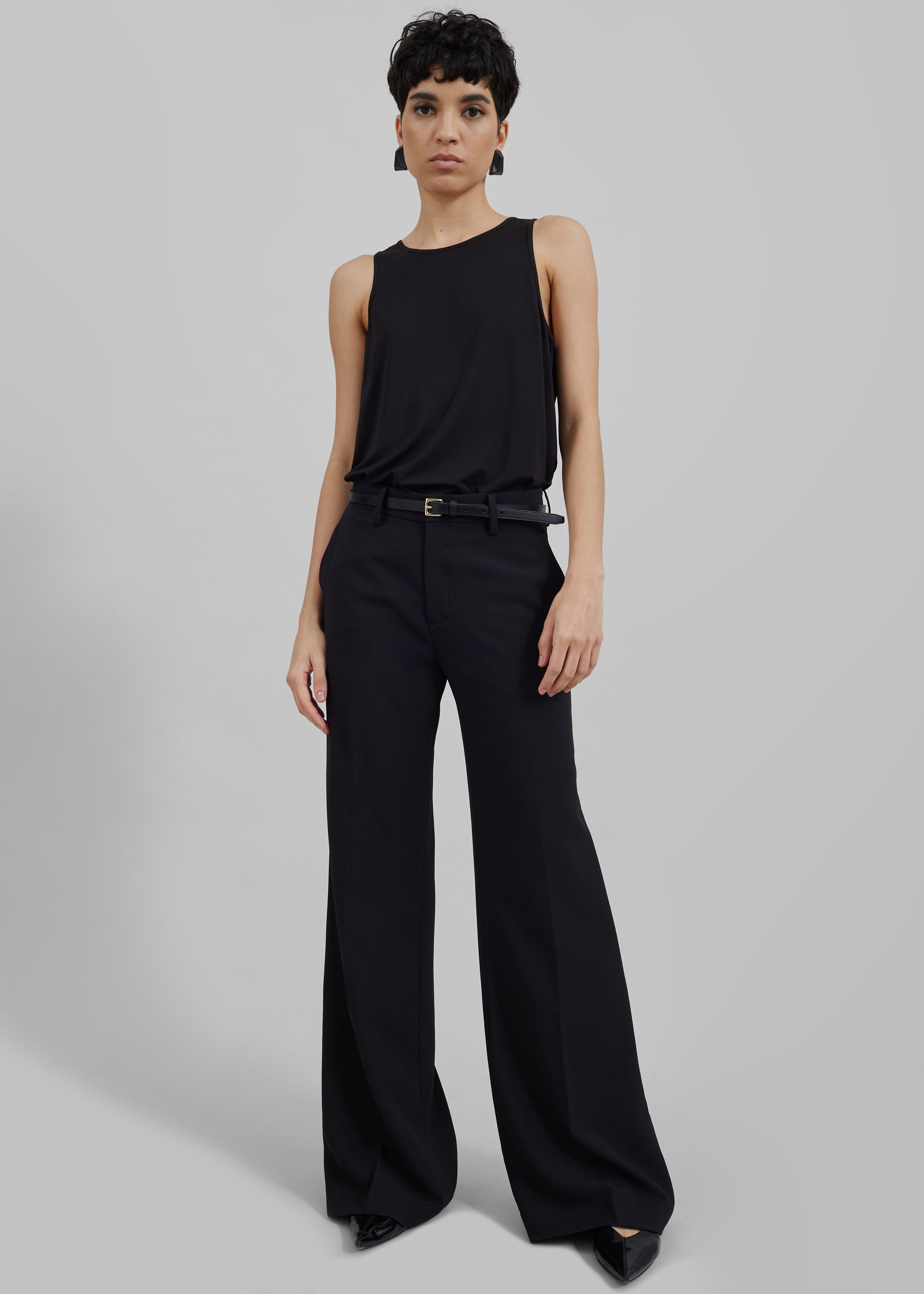 Katie Flared Pants - Black - 1