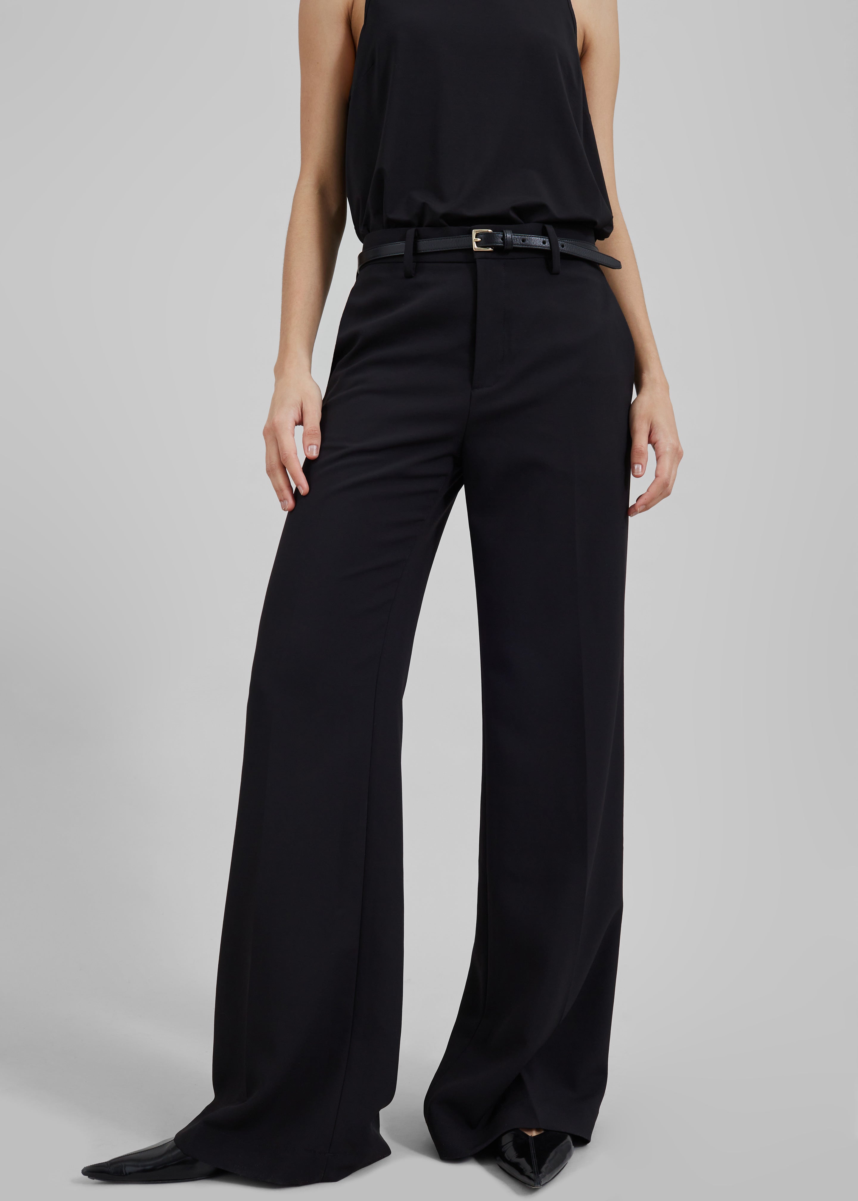 Katie Flared Pants - Black - 2