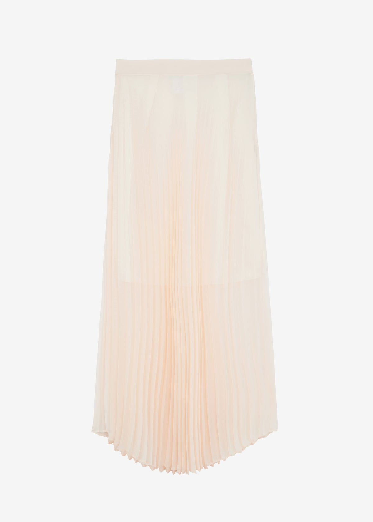 Kaya Pleated Maxi Skirt - Beige - 12