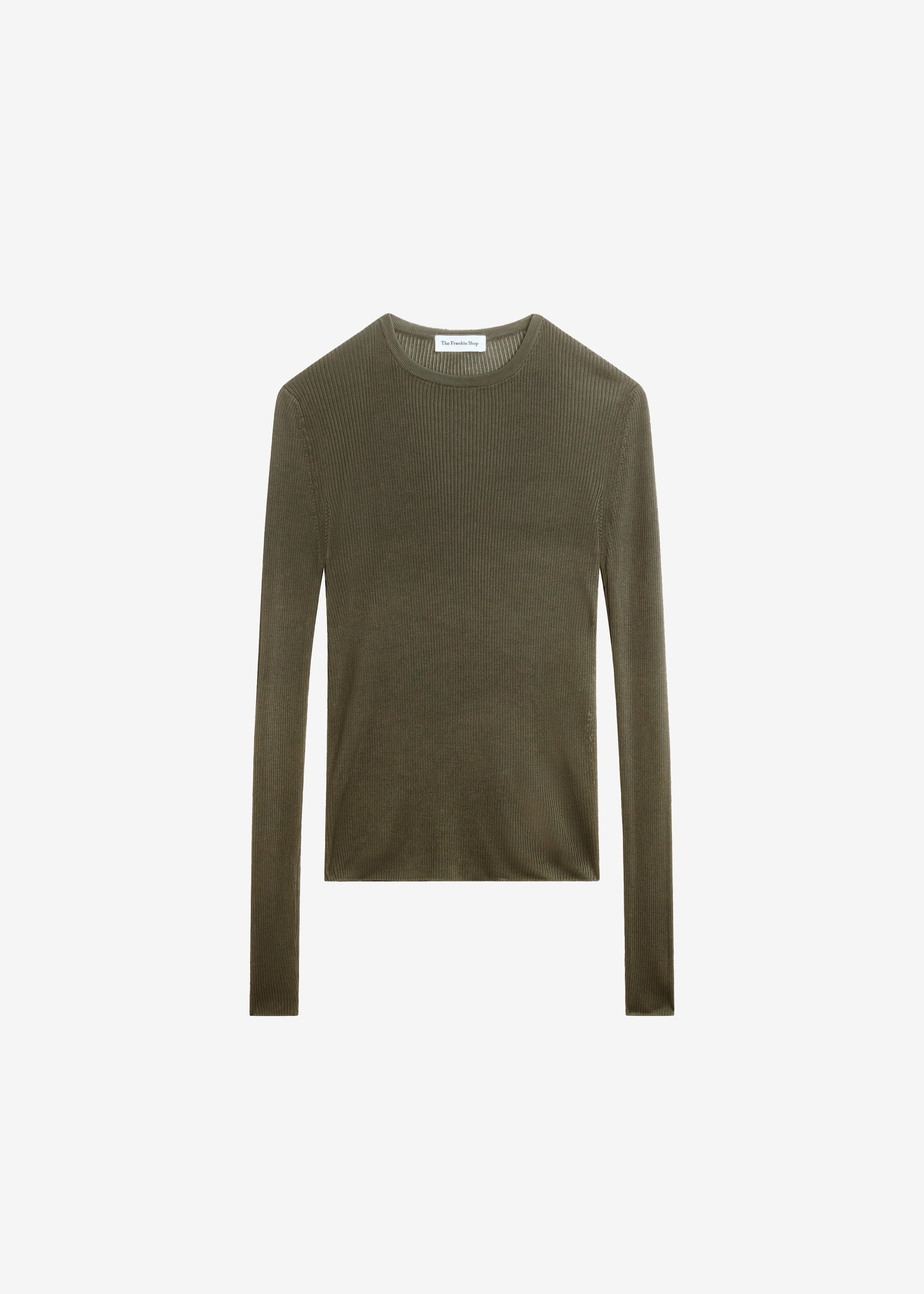Kazel Thin Knit Top - Khaki - 11