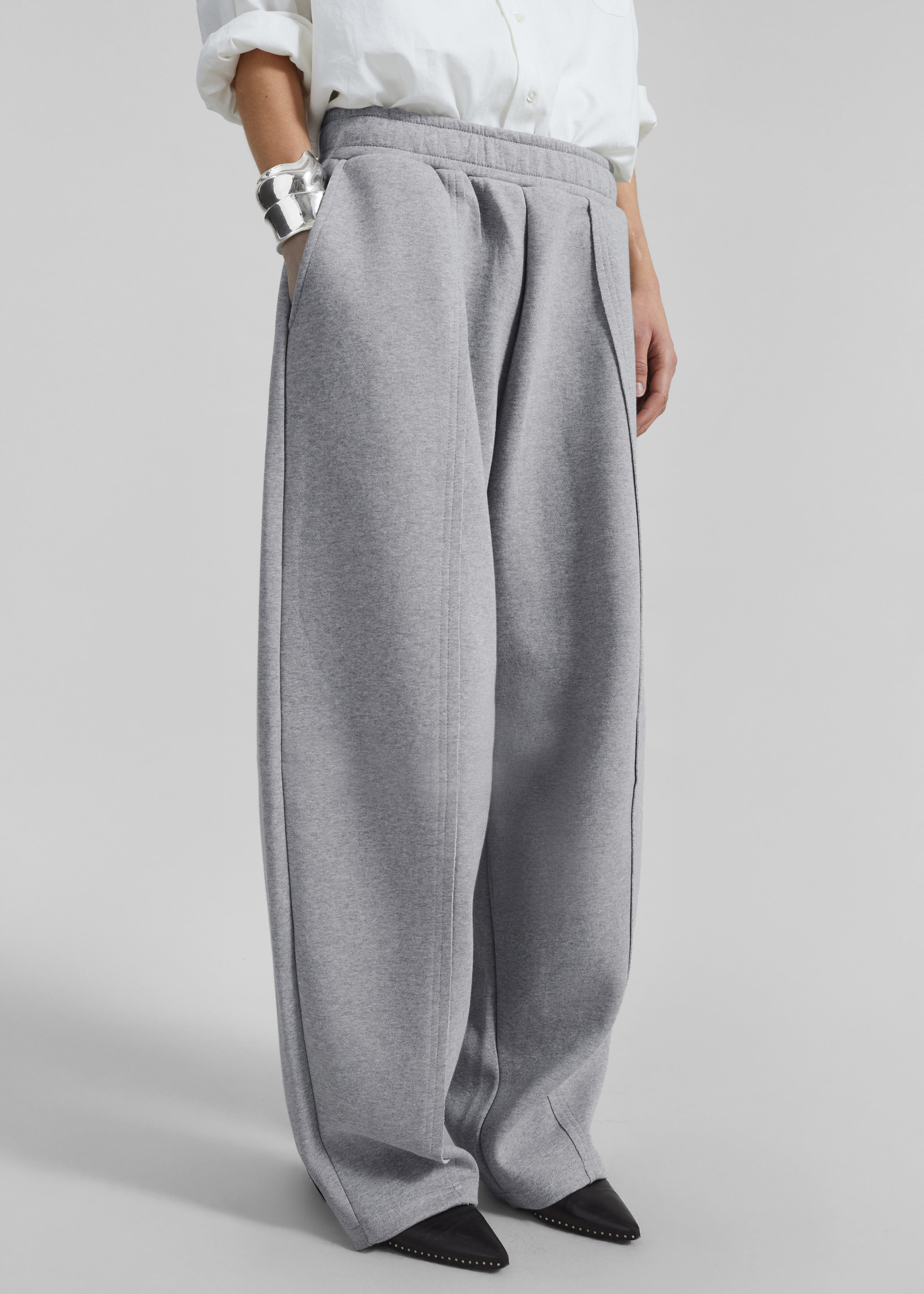 Keane Tapered Sweatpants - Grey - 7