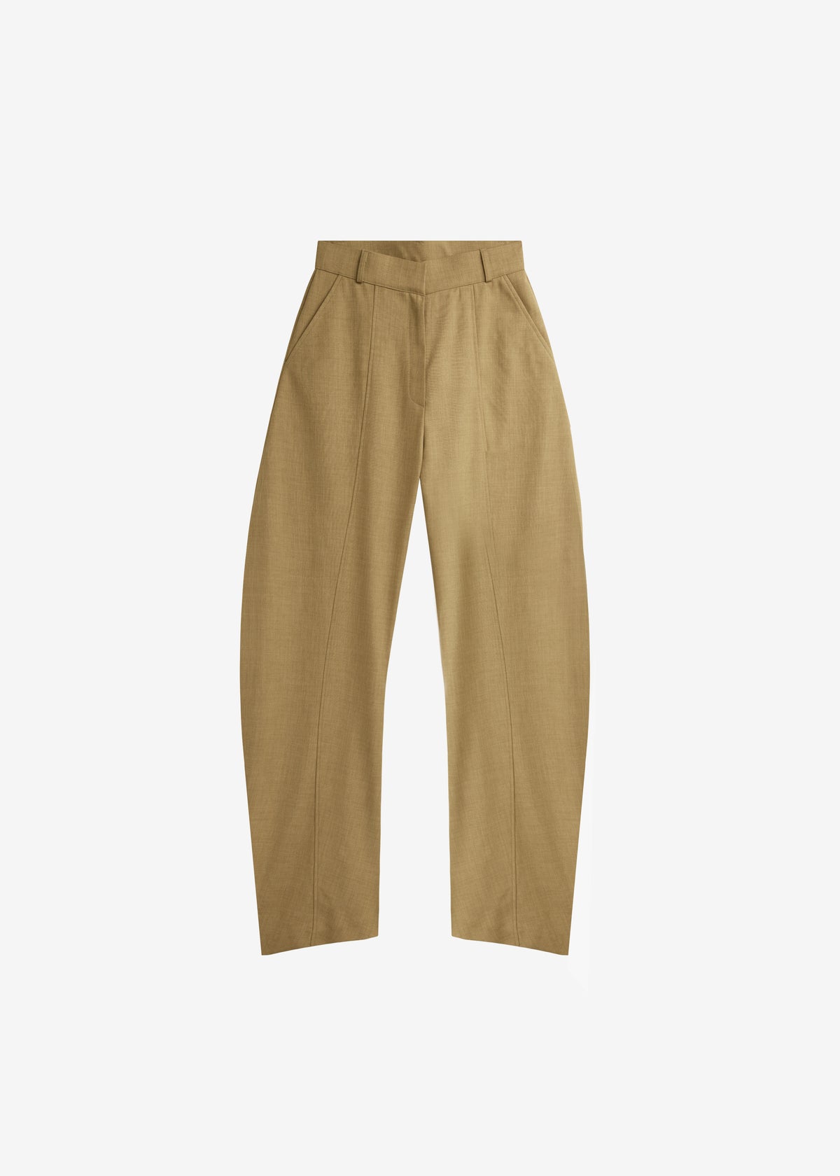 Keasden Barrel Leg Trousers - Camel - 10