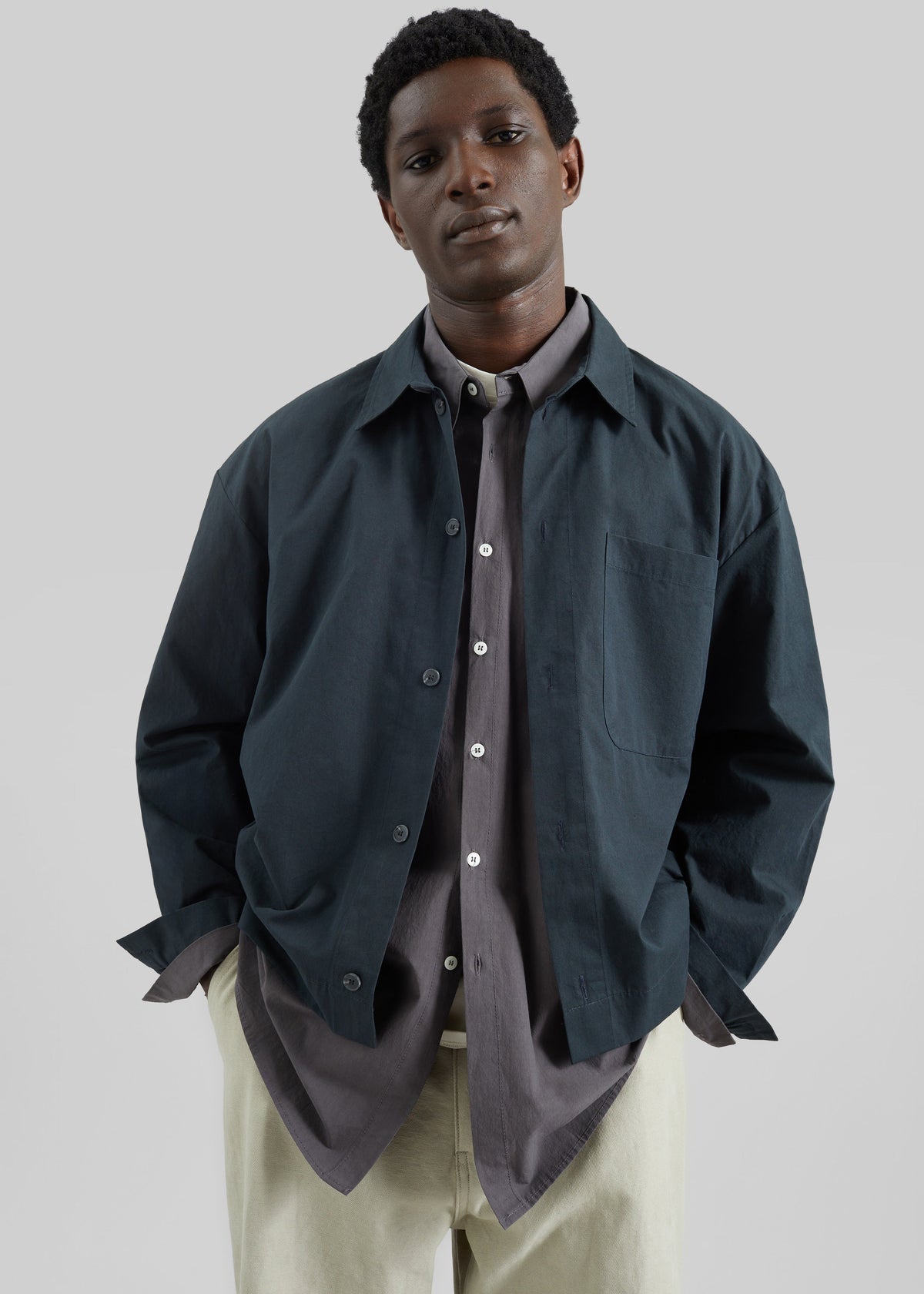 Keith Overshirt - Deep Teal - 3