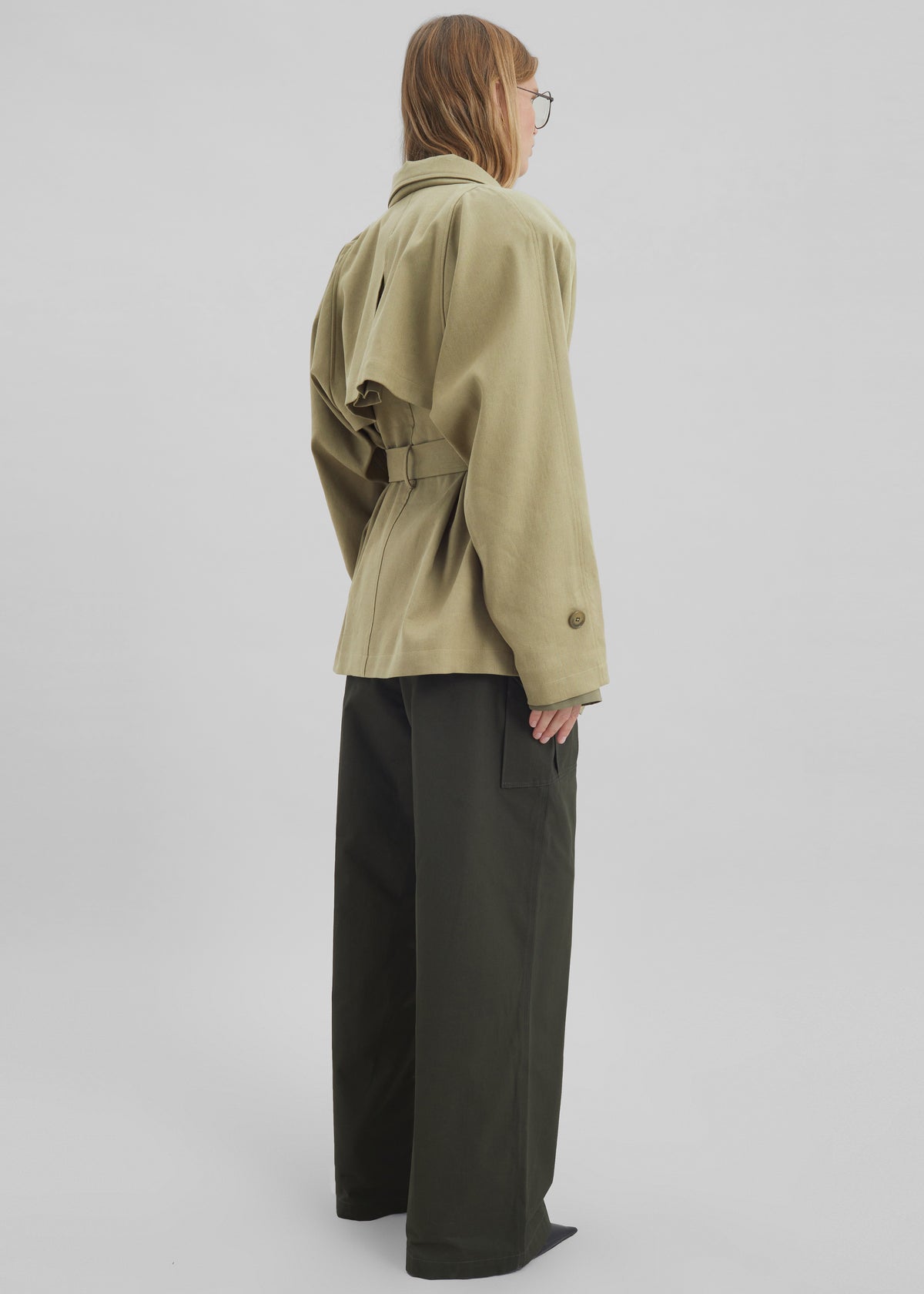 Kelia Padded Utility Jacket - Sage - 8