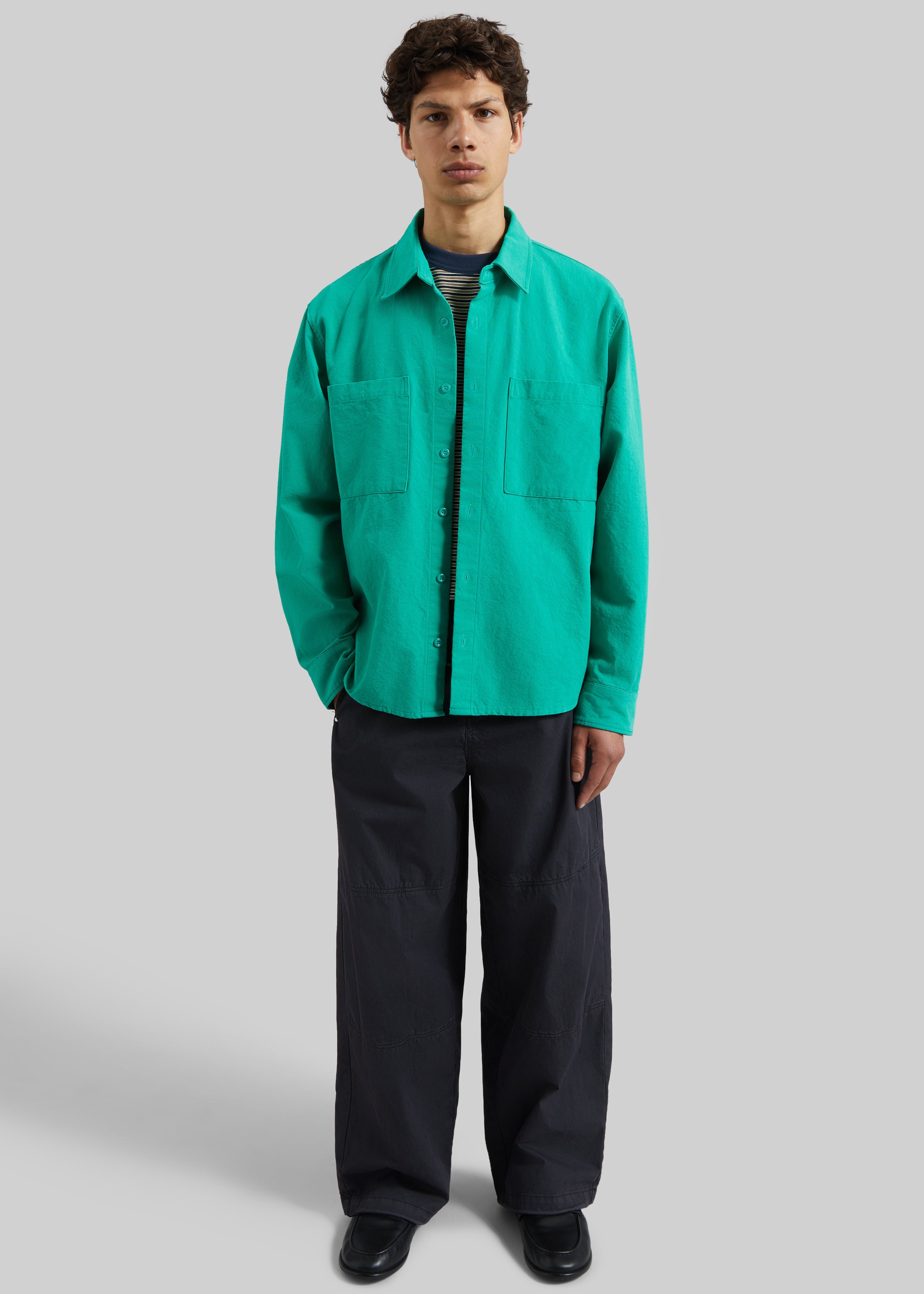 Keller Cotton Shirt - Green - 5