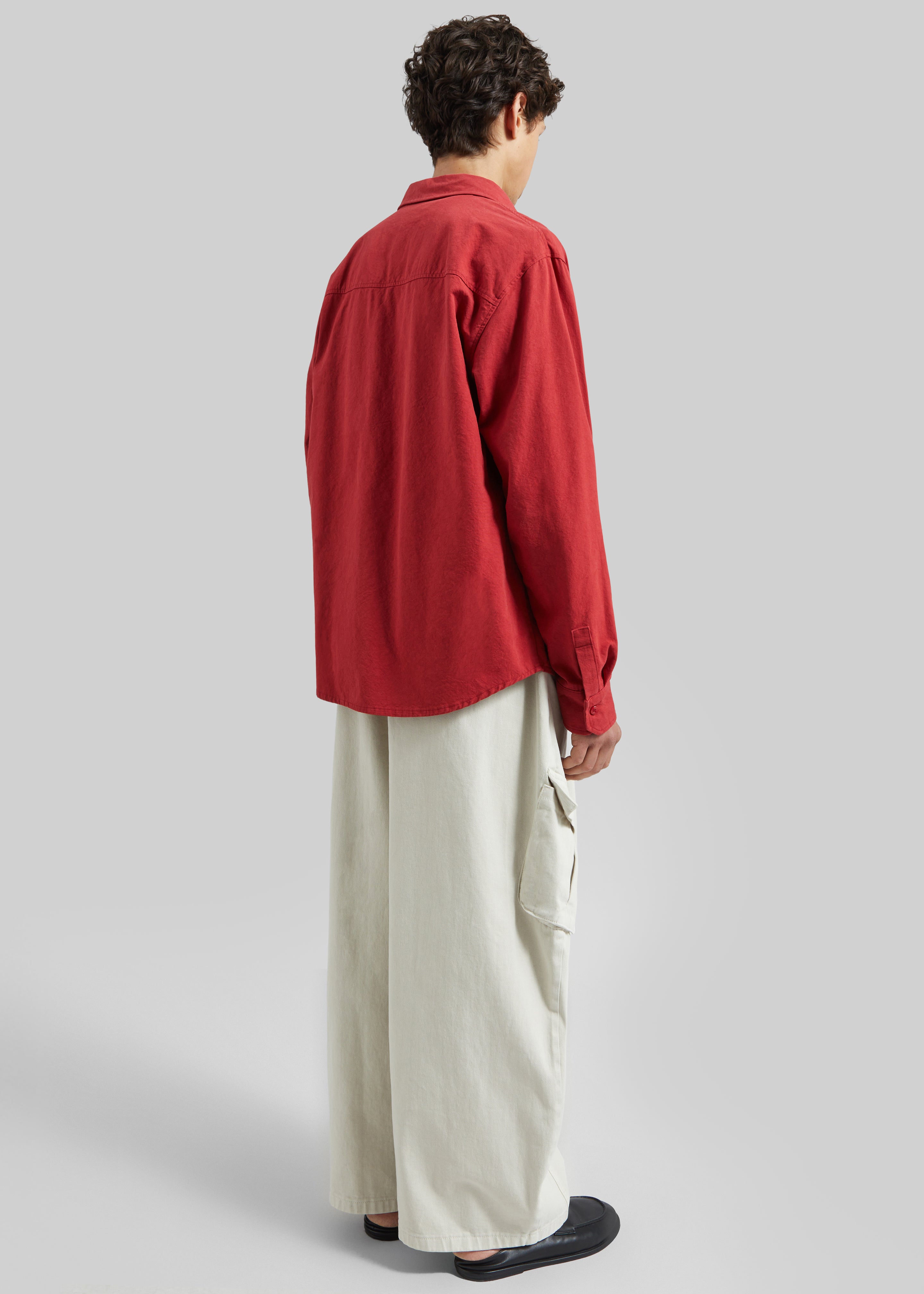 Keller Cotton Shirt - Red - 6