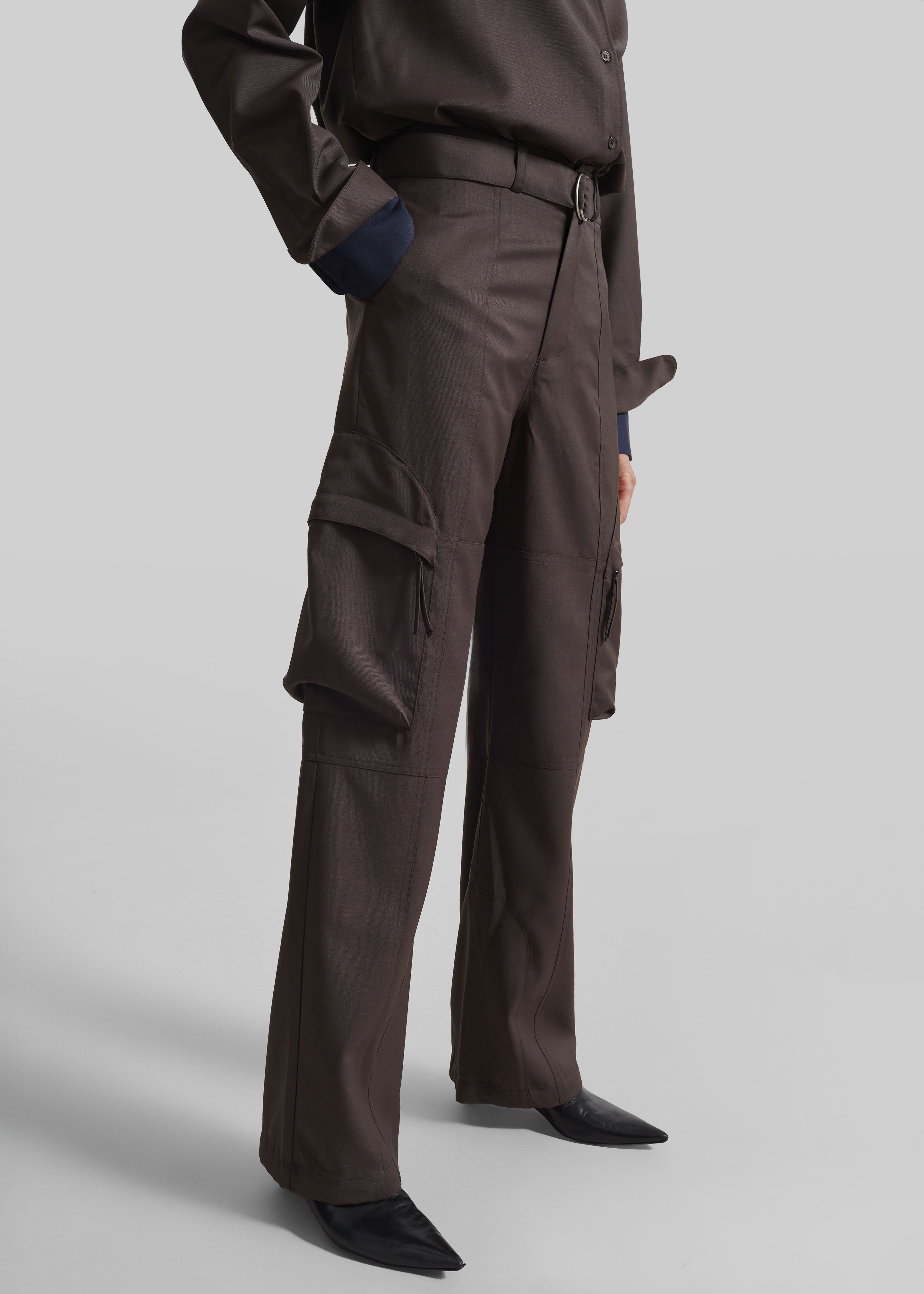 Kelly Cargo Pants - Brown - 2