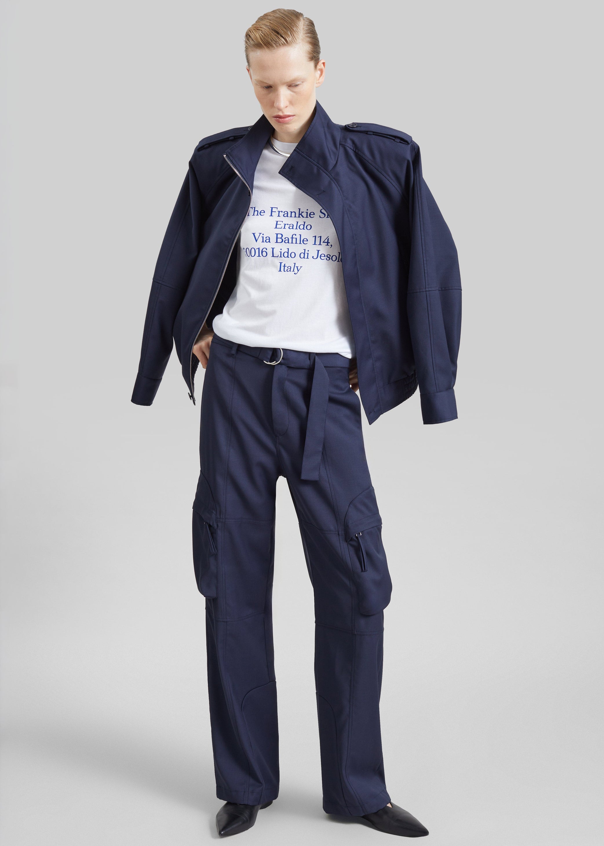 Shop the look image for Pantalon cargo Kelly - Bleu marine