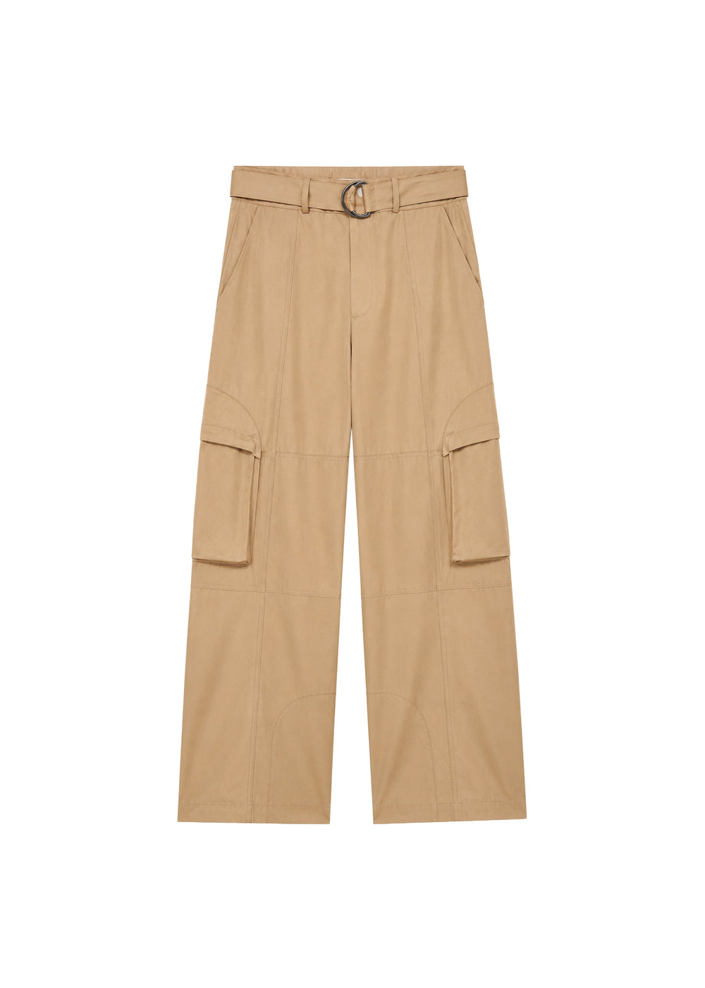 Kelly Cotton Cargo Pants - Camel