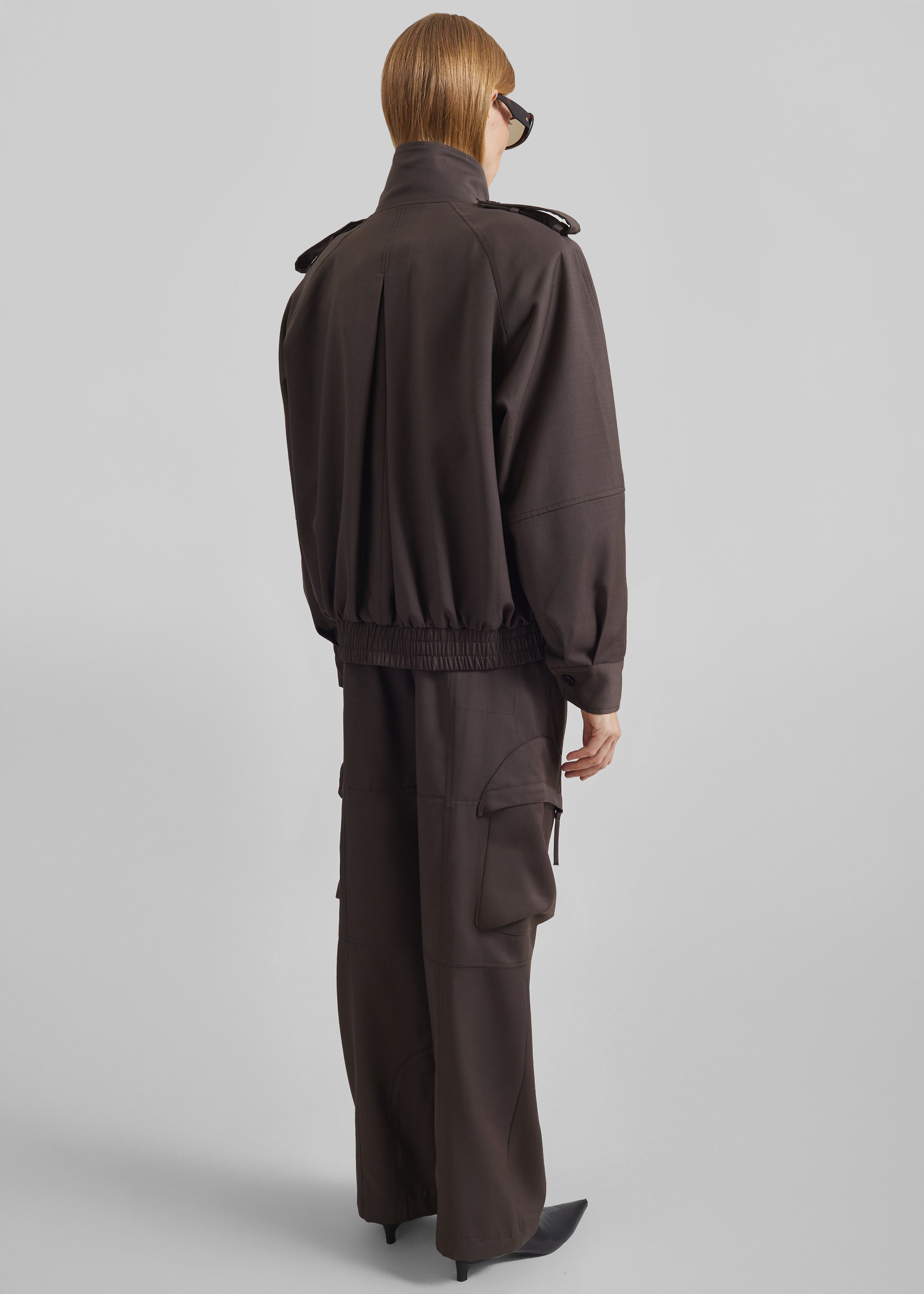 Kelly Padded Blouson - Brown - 6