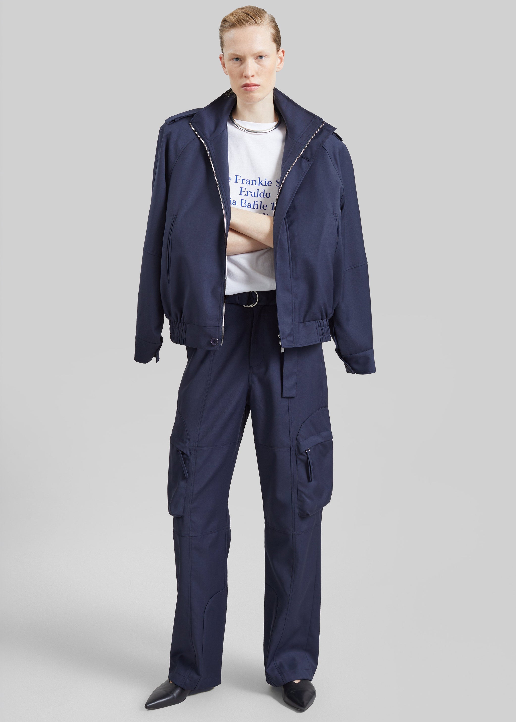 Shop the look image for Kelly Padded Blouson - Navy