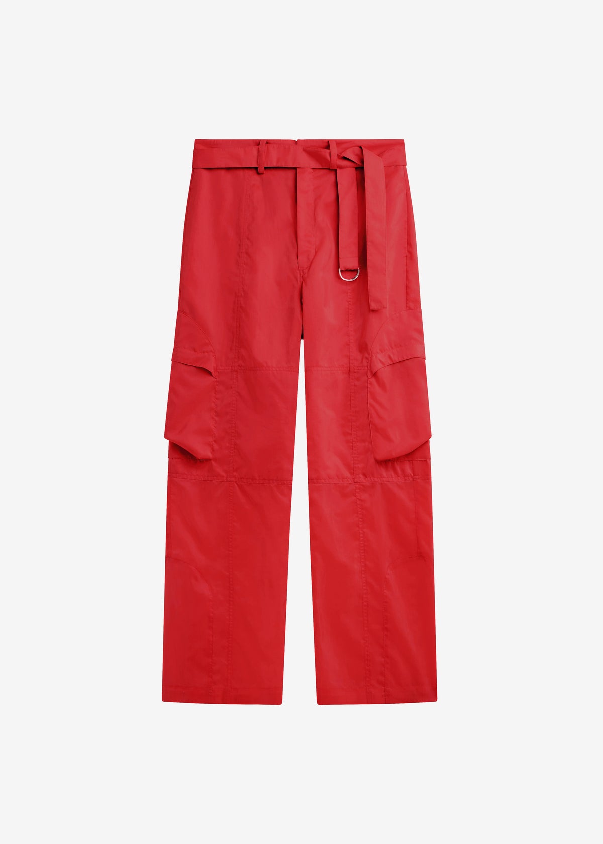 Kelly Sheer Cargo Pants - Red - 8
